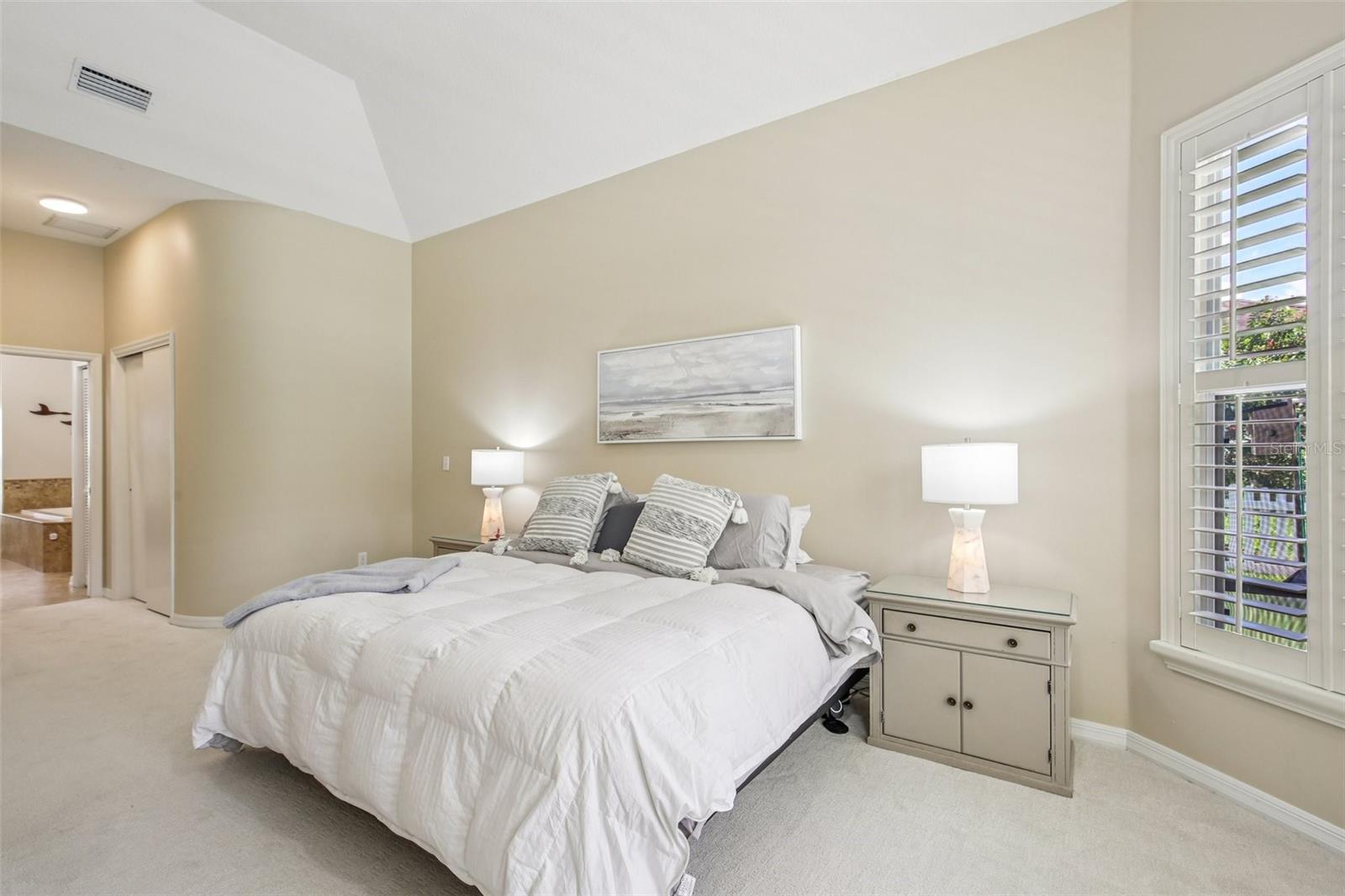 DUAL CLOSETS IN PRIMARY BEDROOM