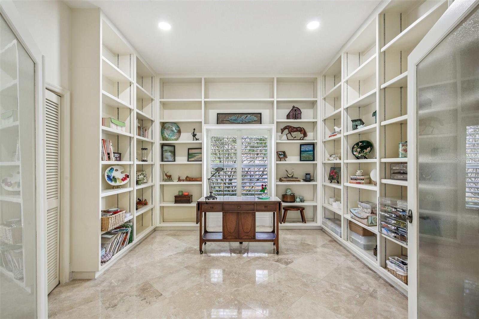 BEDROOM 4 HAS BUILT-INS AND CURRENTLY USED AS A CRAFT ROOM