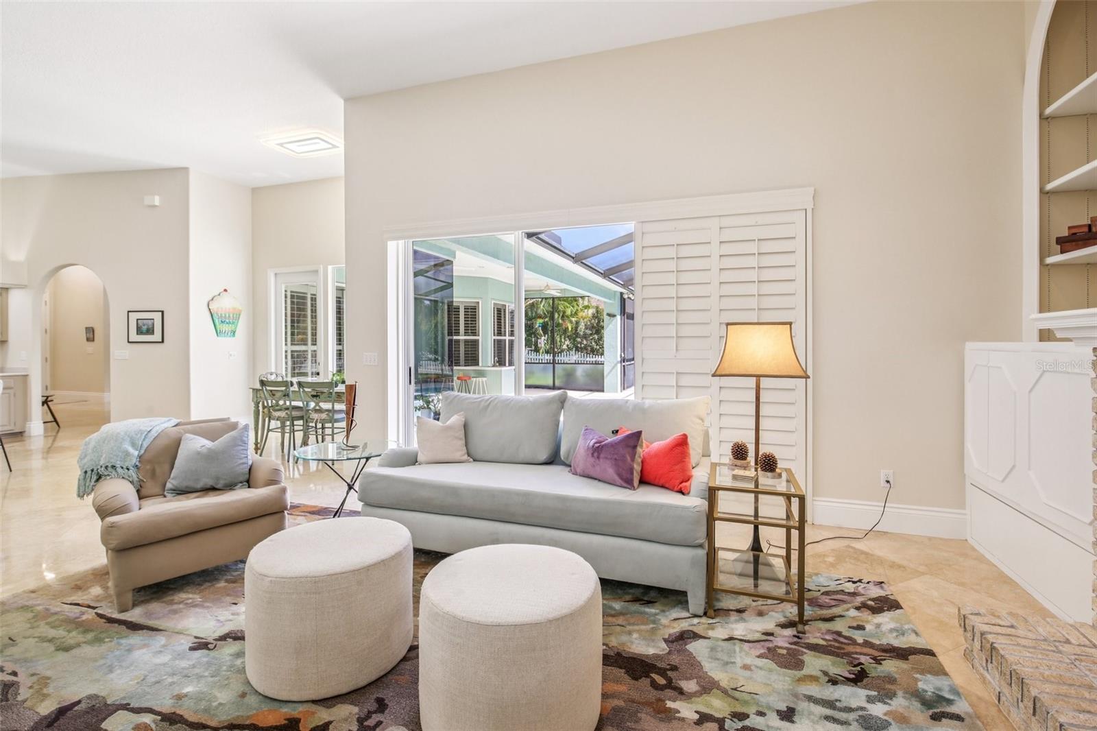 SHUTTERED SLIDERS ADD ADDITIONAL PRIVACY WHEN NEEDED