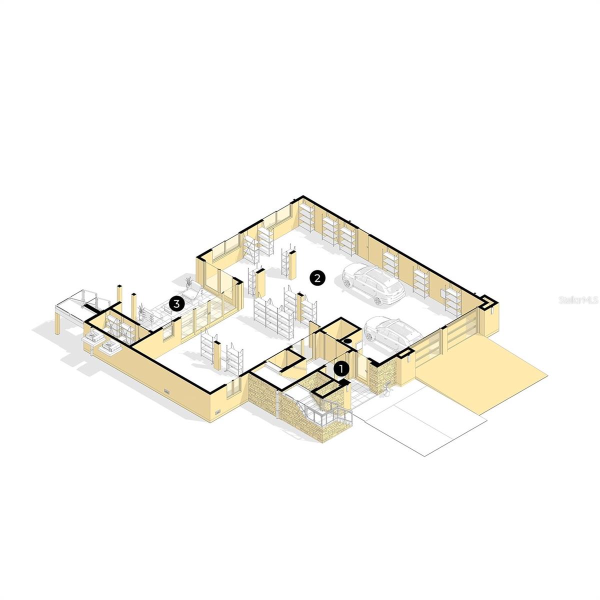 Garage ground 1st level