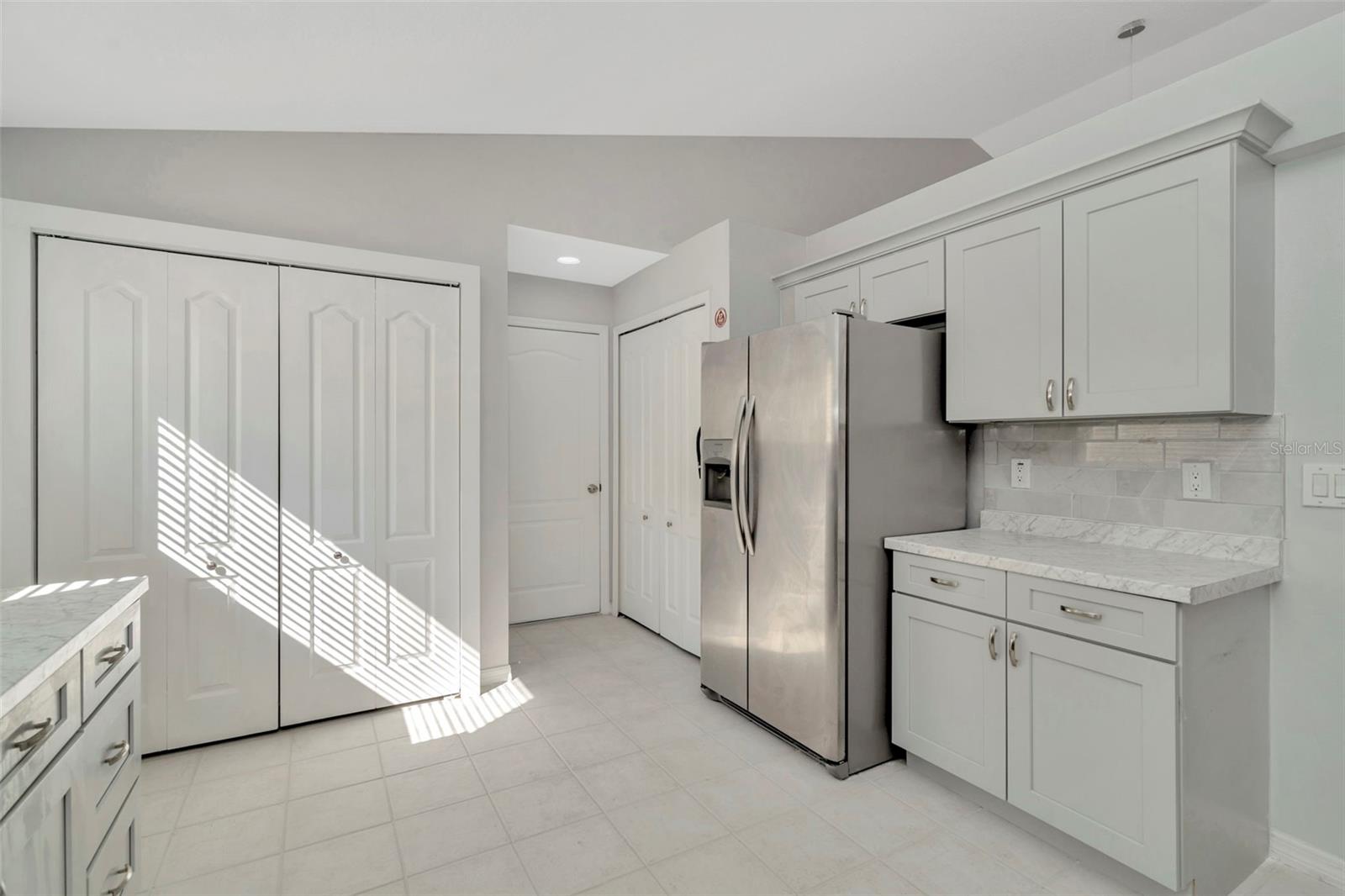 Kitchen/entry door to garage