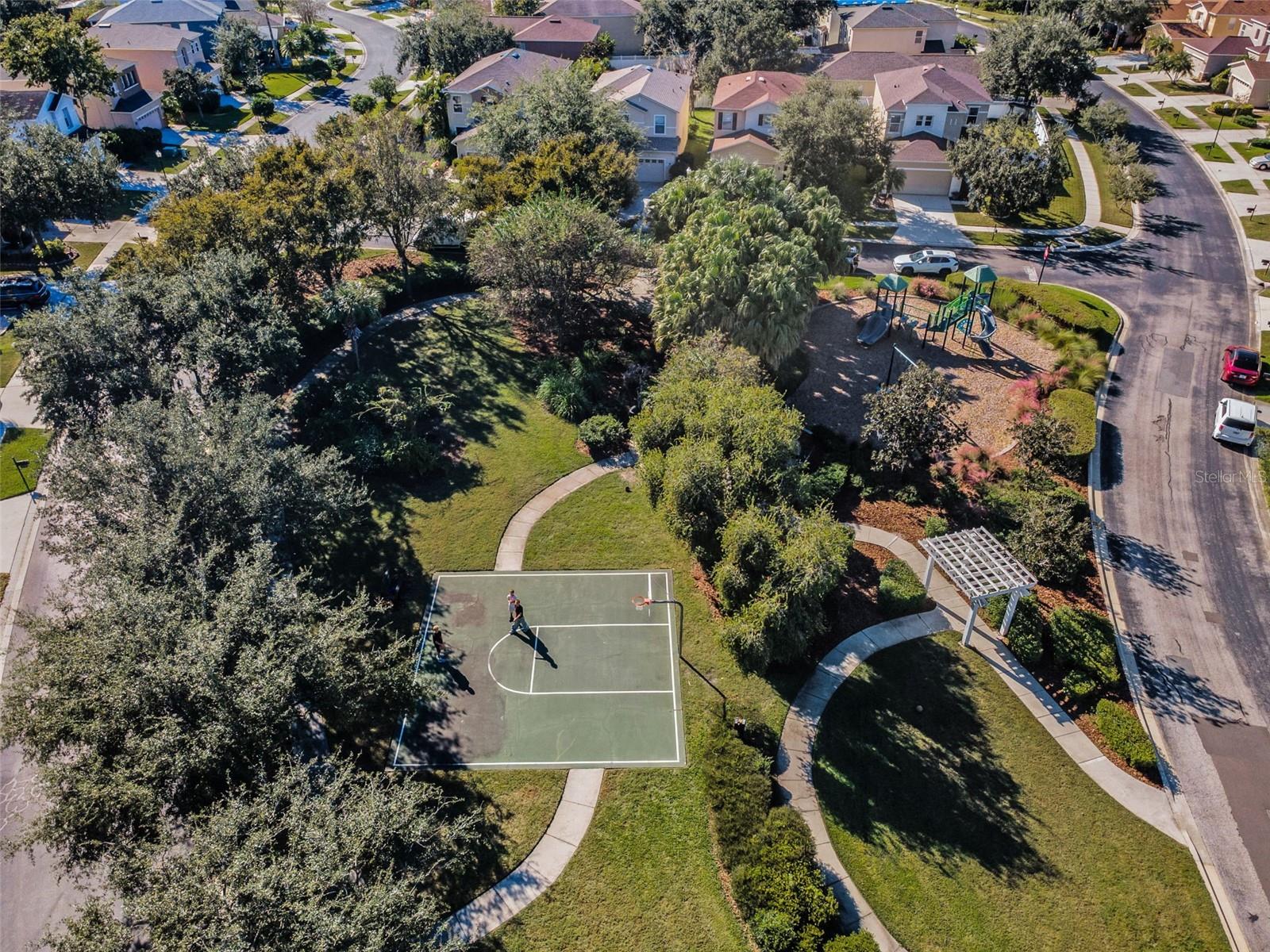 Playground across Street