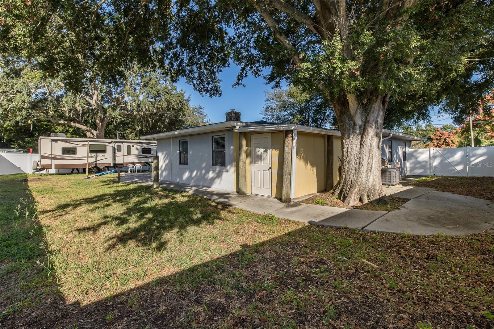 Backyard looking west