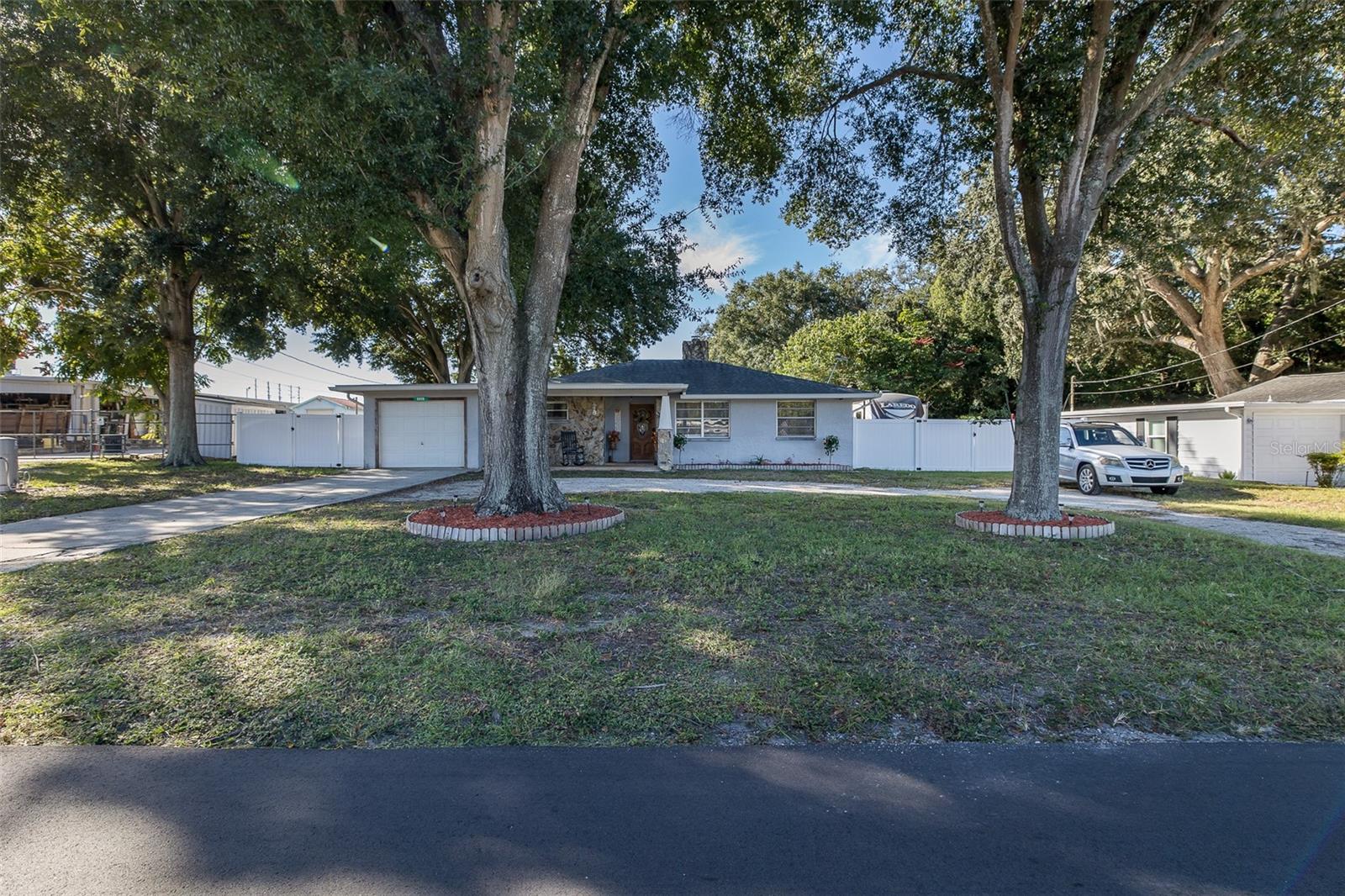 Front yard from across the street