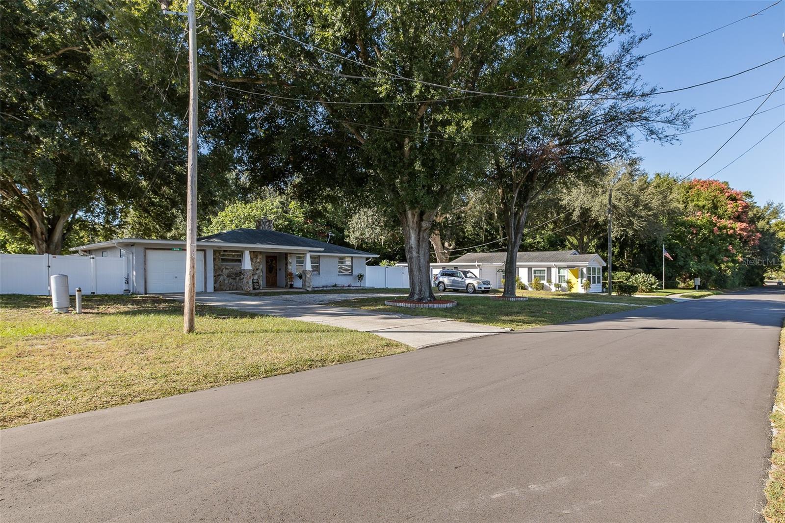 Large lot totaling a quarter of an acre