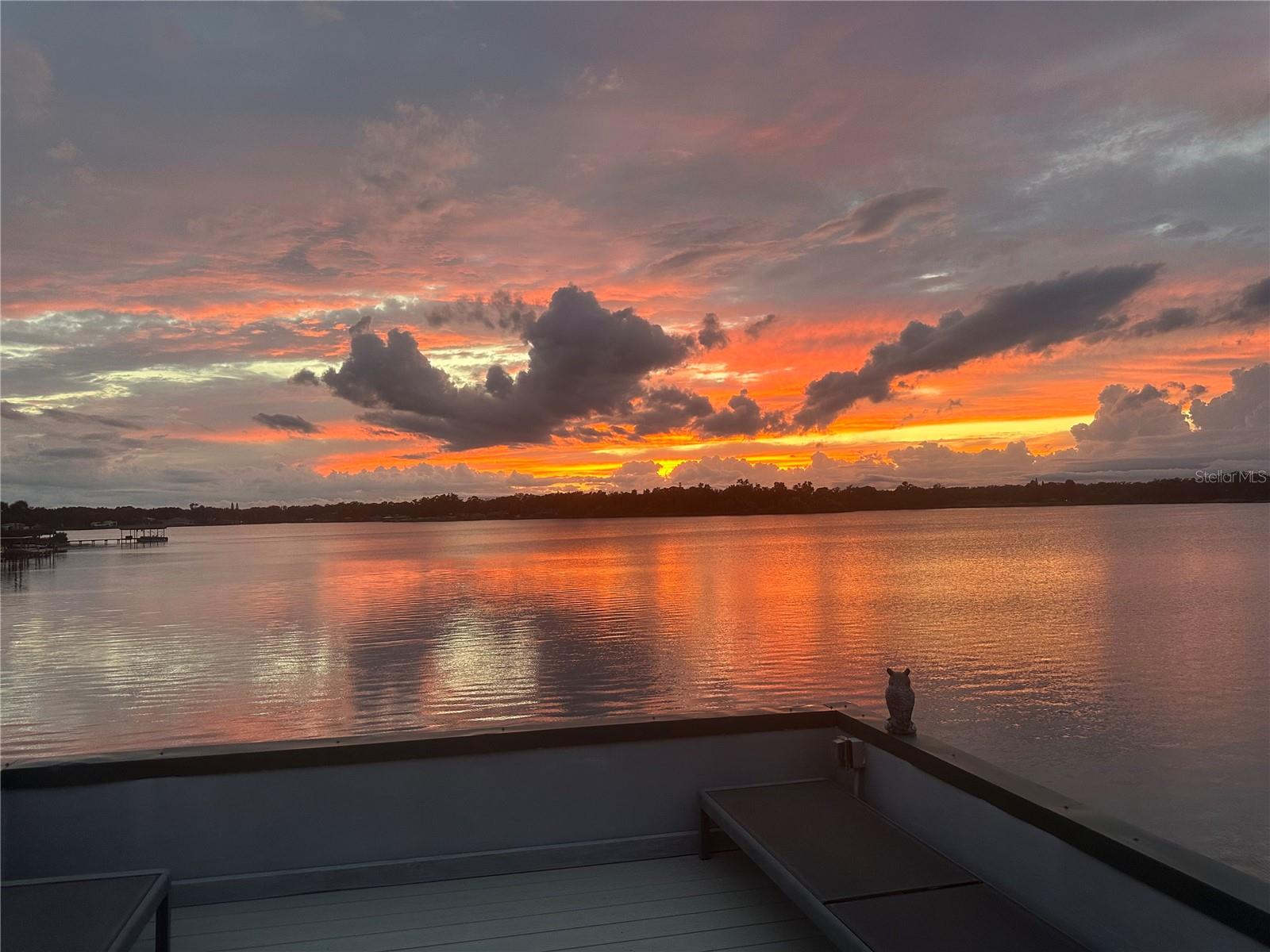 Sunset from Dock Upper Deck