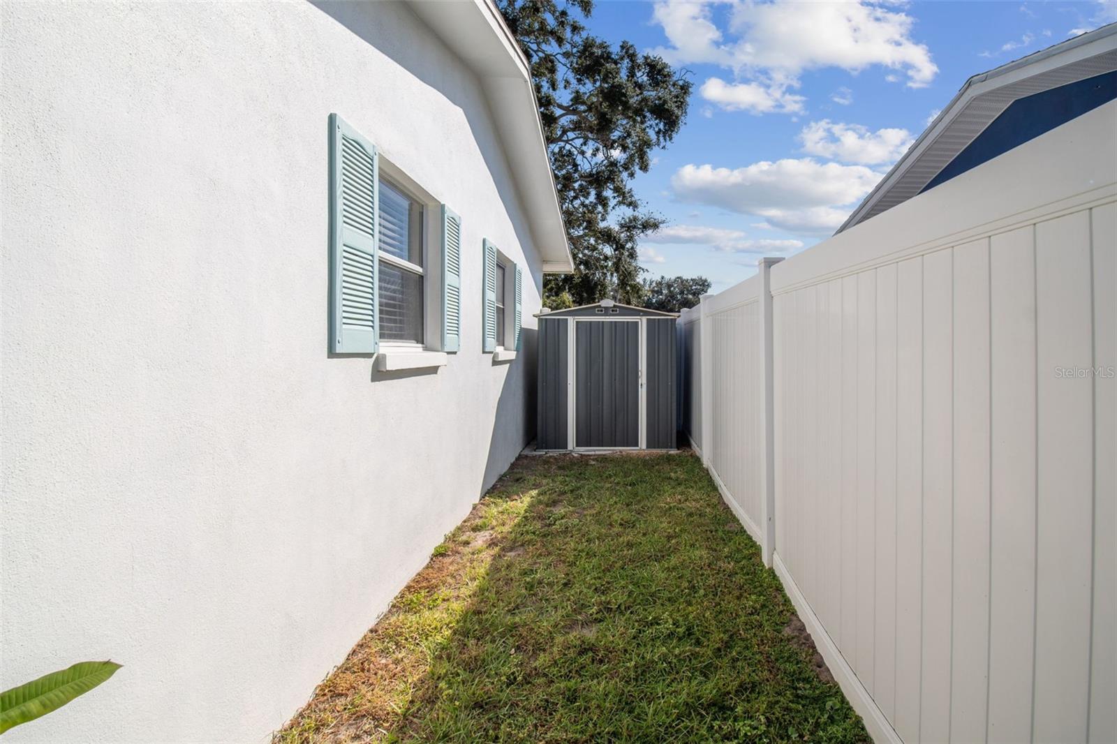 Backyard w/ Shed