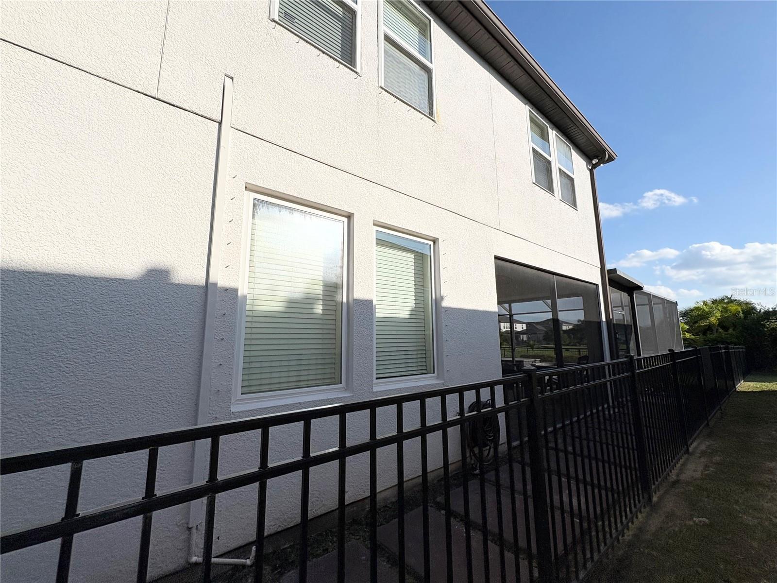 Right side of house (from the front)