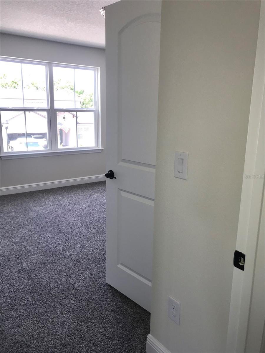 3rd Bedroom view from hallway (unfurnished)