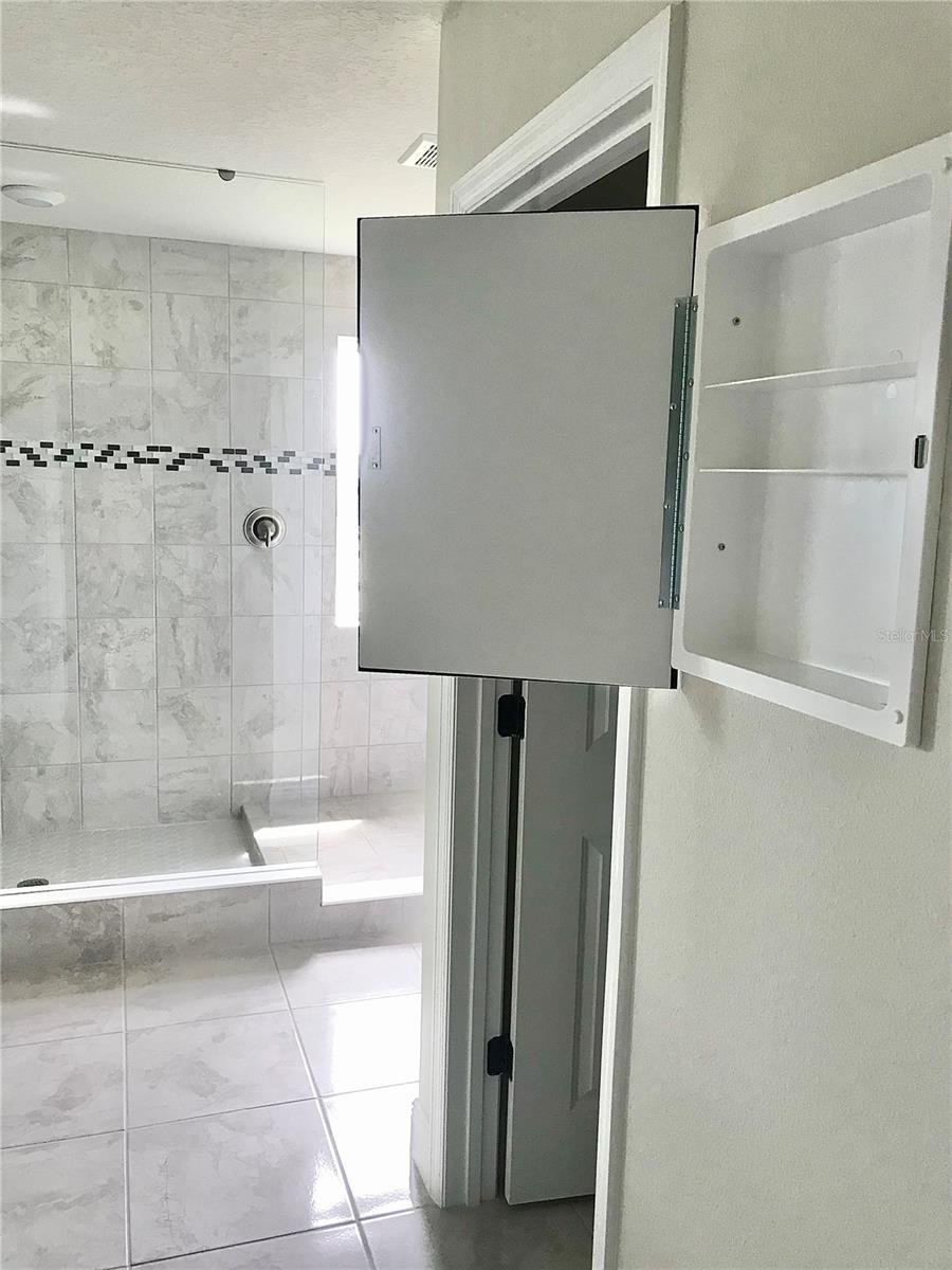 2nd Medicine Cabinet in Master Bathroom