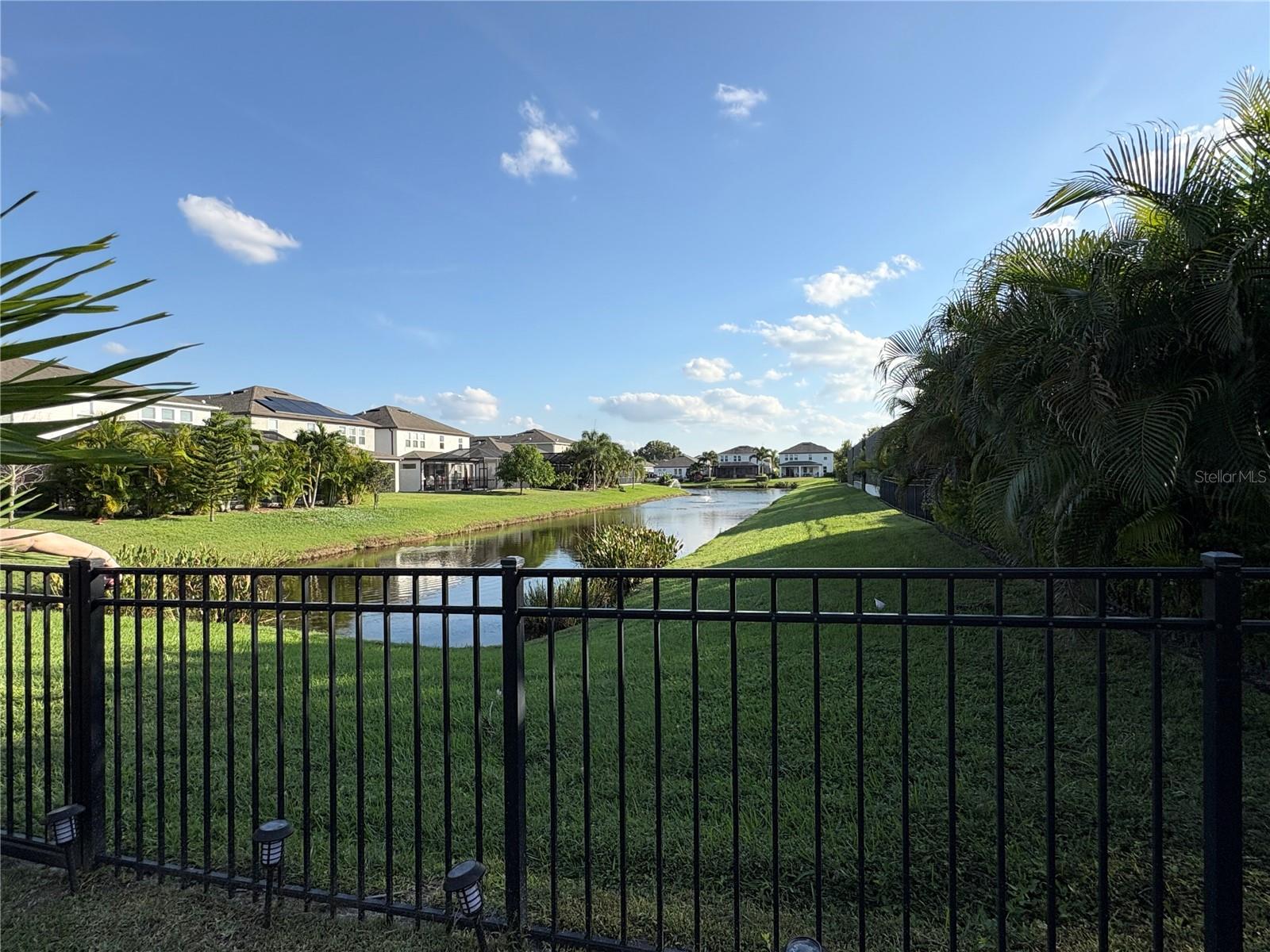 2nd view of pond in the back of the house