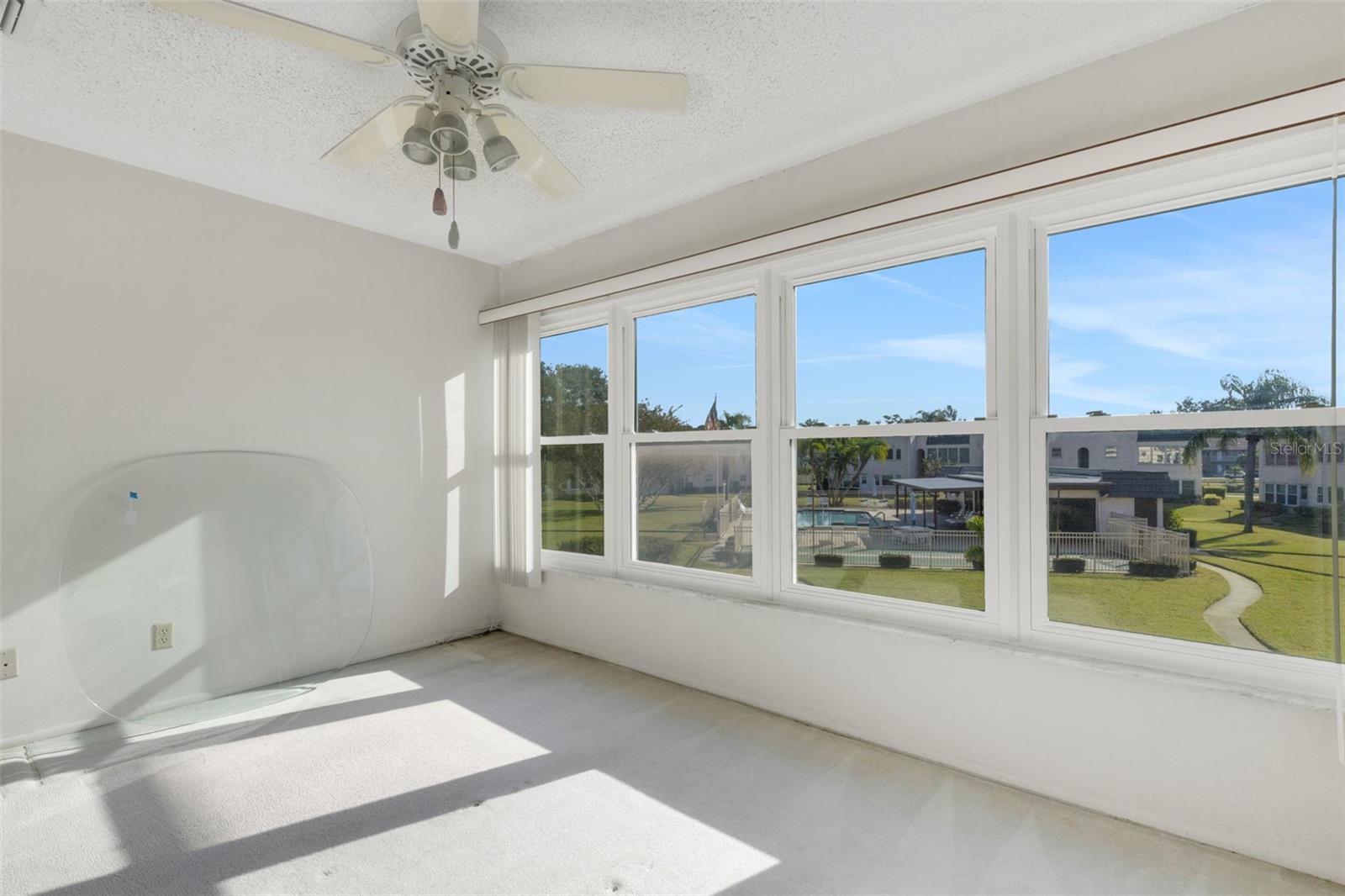 Pool and Clubhouse View Form Florida Room