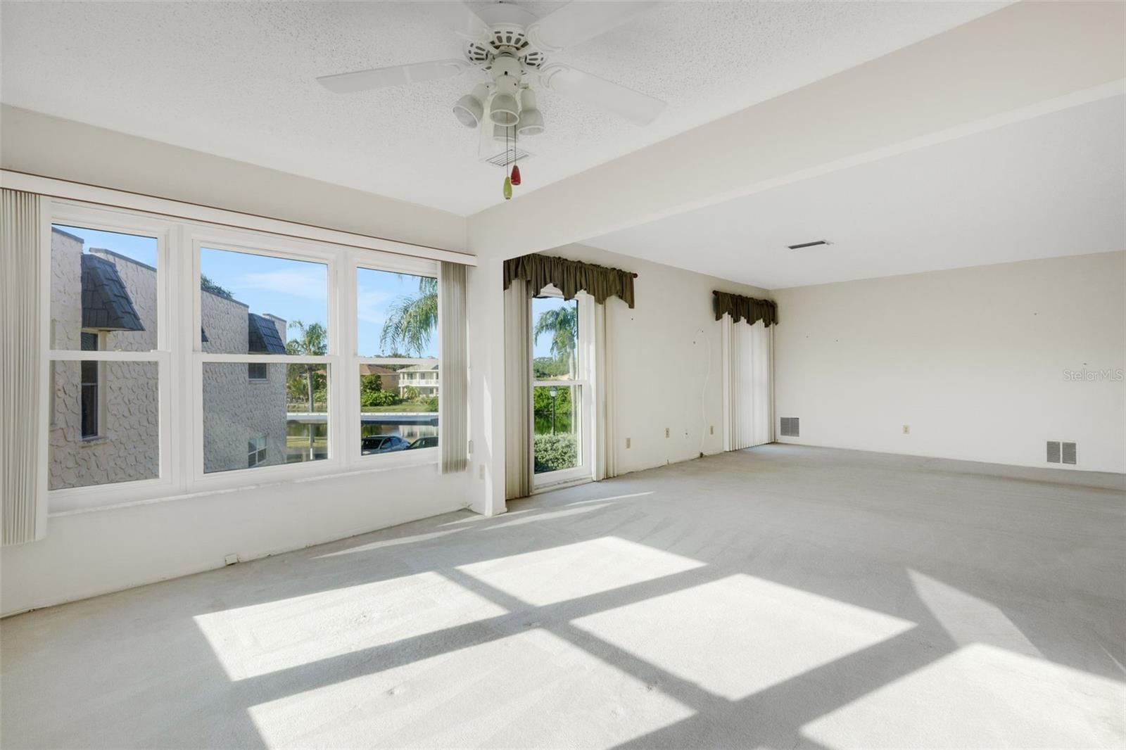 Florida Room Looking to Living Room