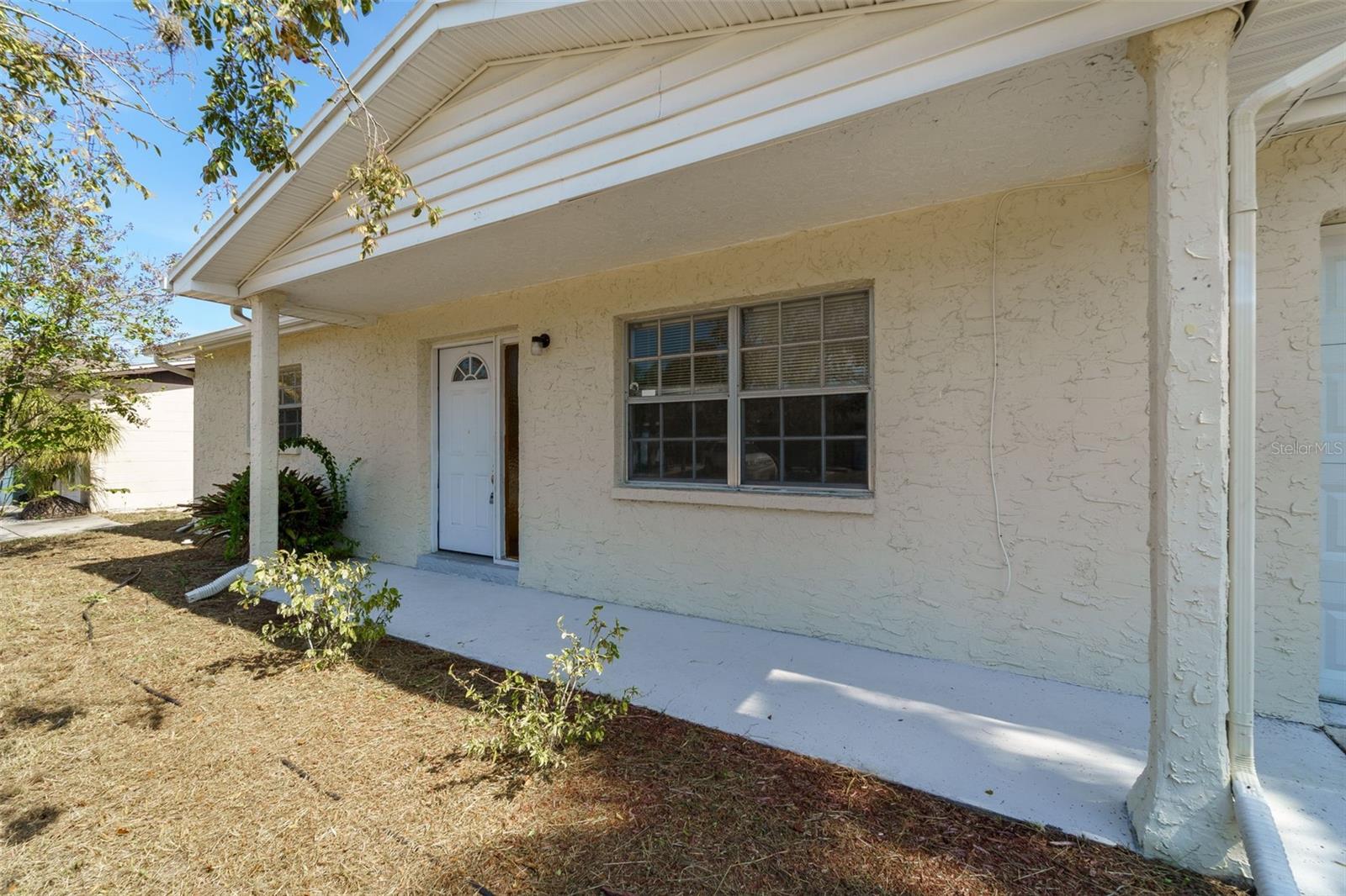Covered front porch