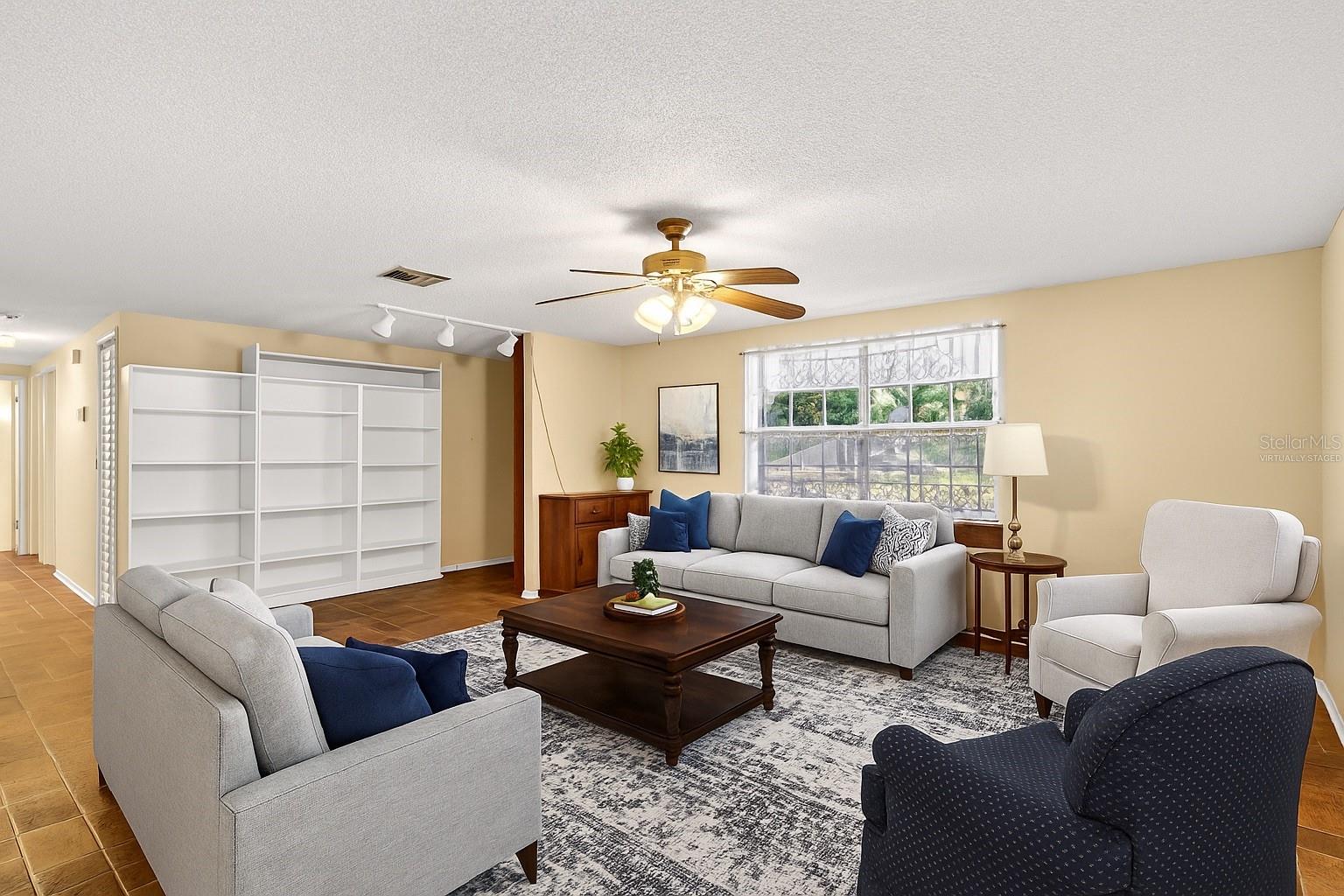 Living Room Virtually Staged
