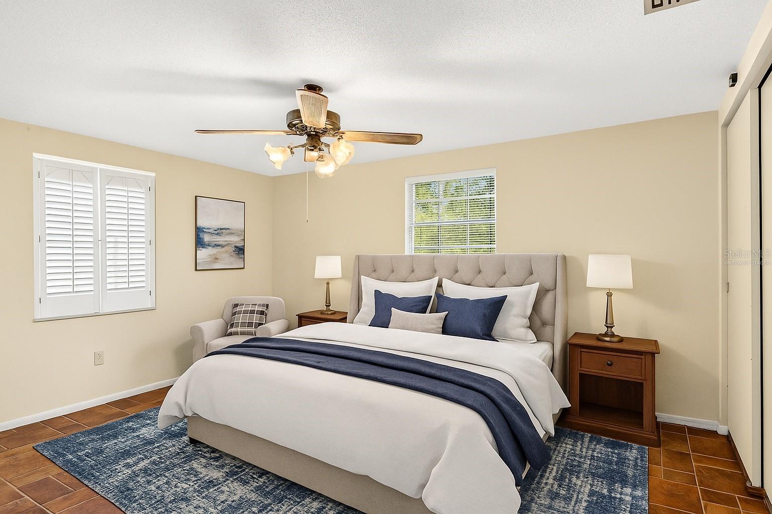 Primary Bedroom Virtually Staged