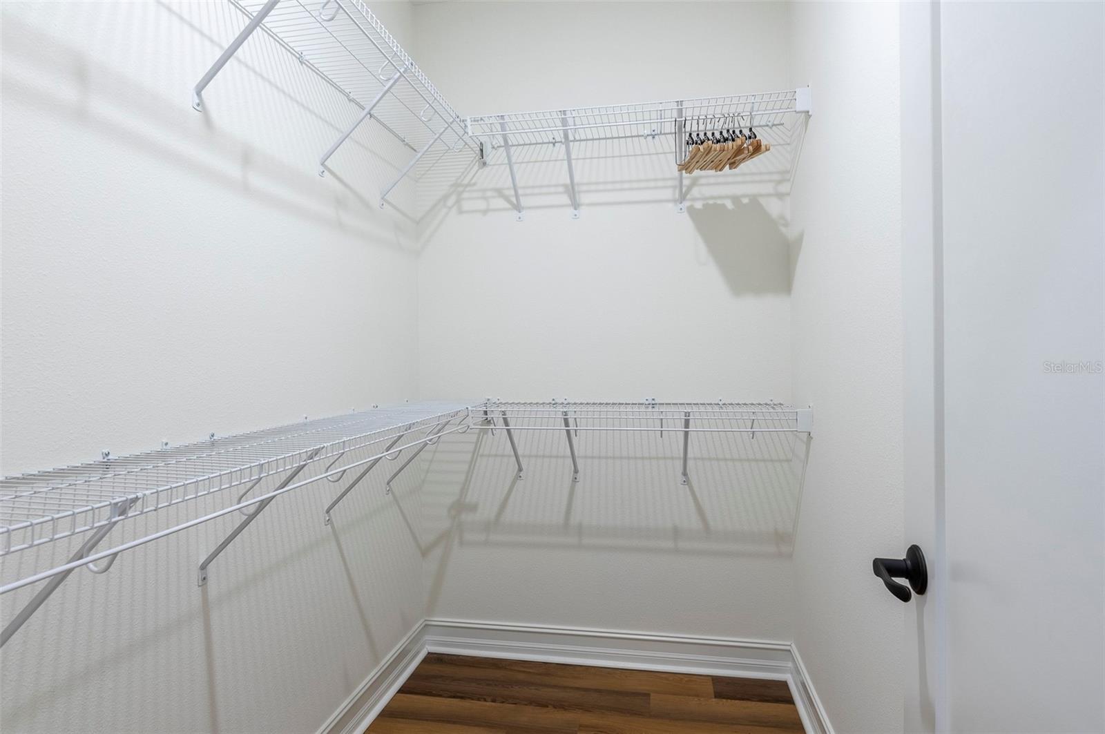 One of Two Walk-in Closets