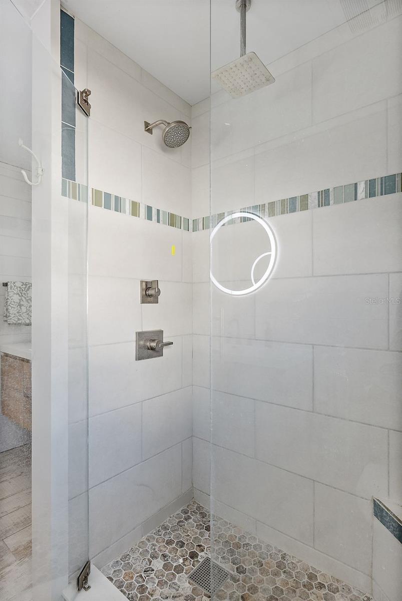 Master shower