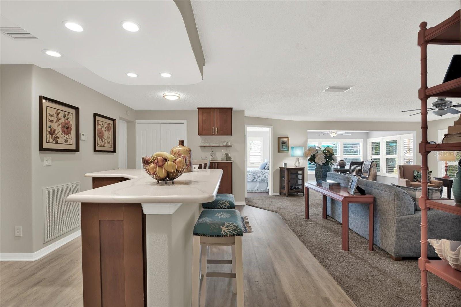 Kitchen and Living Room