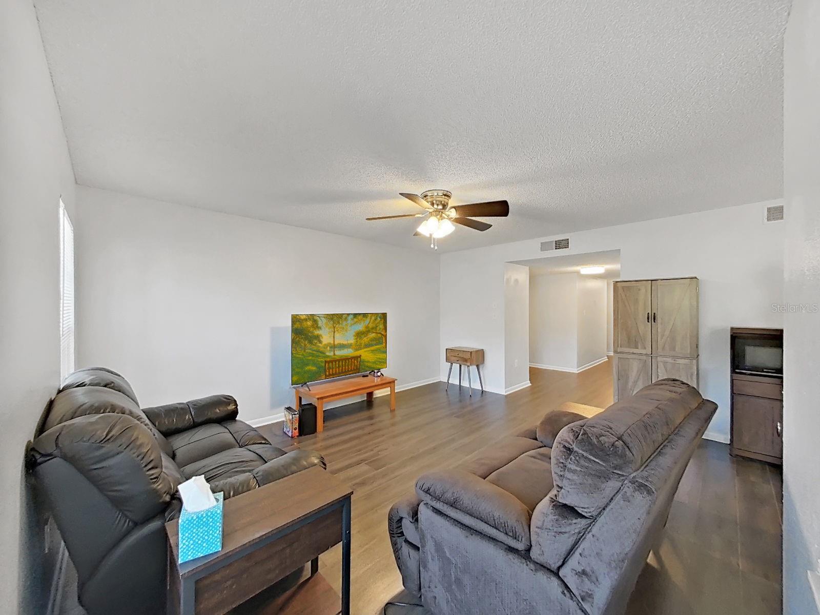 Living Room looking back to the Entry Hall!