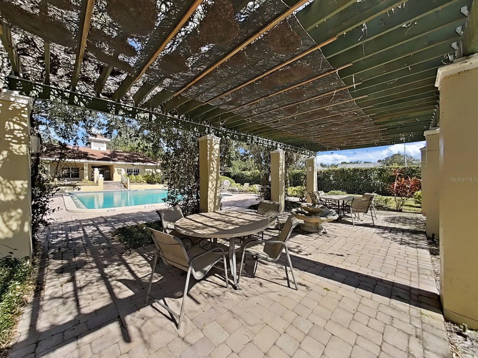 Covered picnic area!