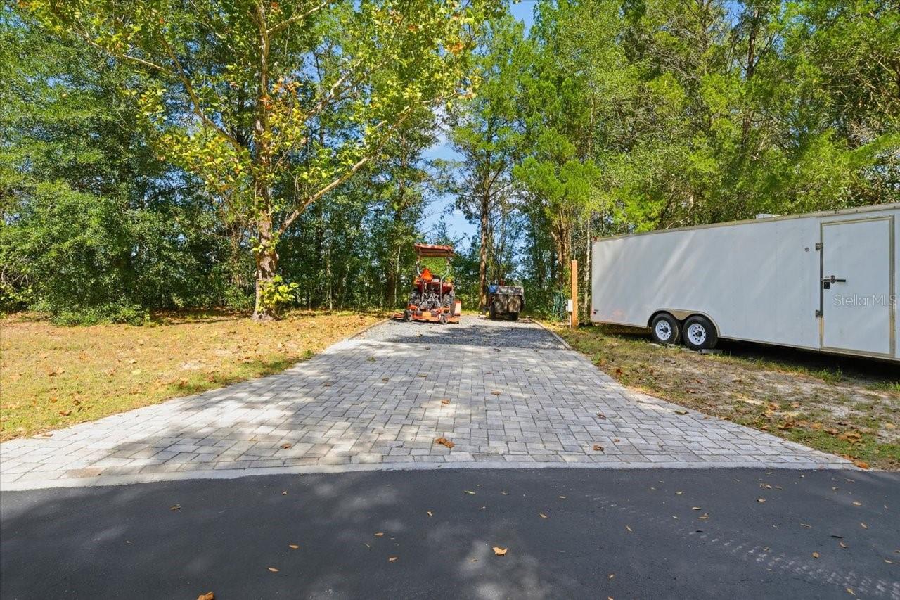 RV Parking area with water