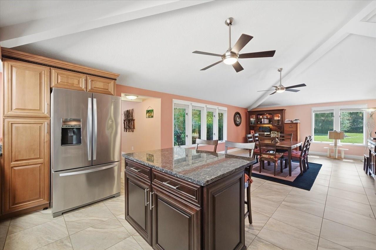 Kitchen towards dining area or Family Room