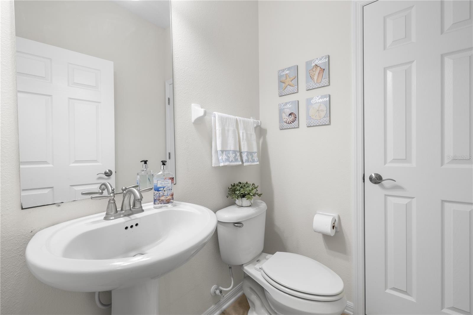 Half bath downstairs