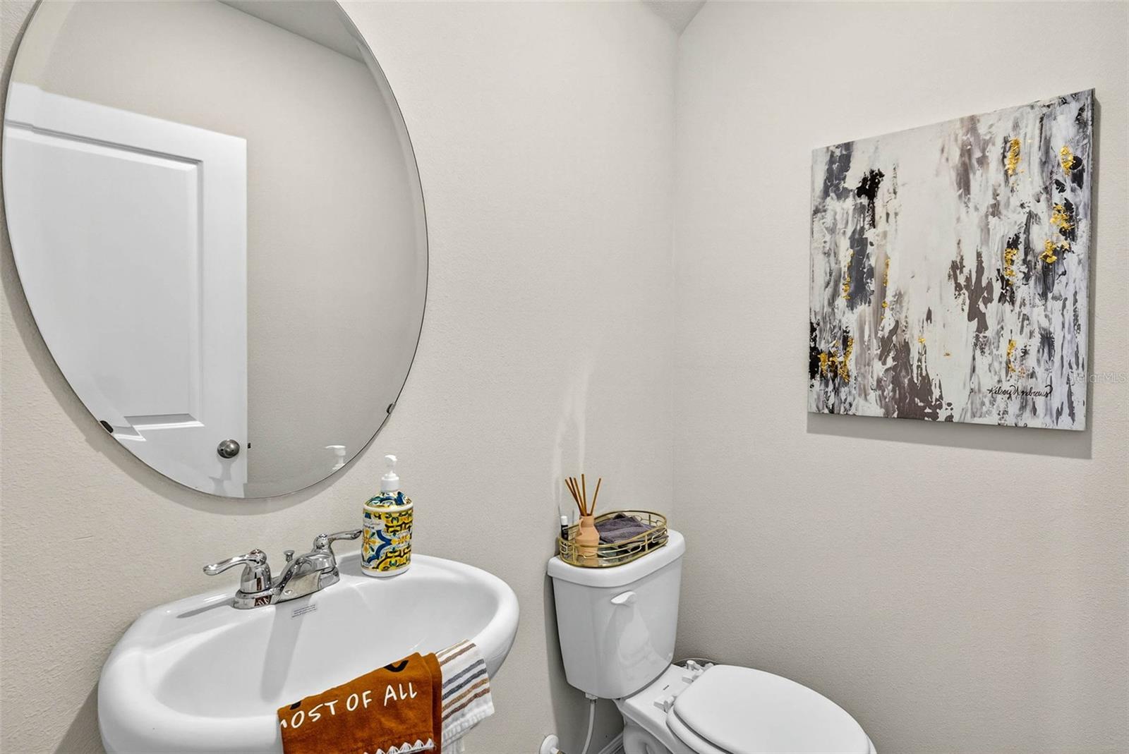 Half bath first floor.