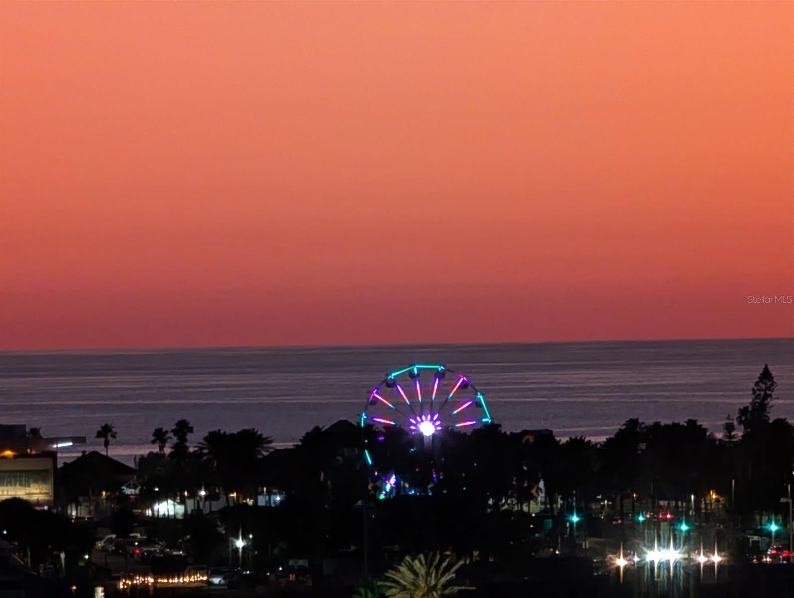 Sunset over Clearwater Beach