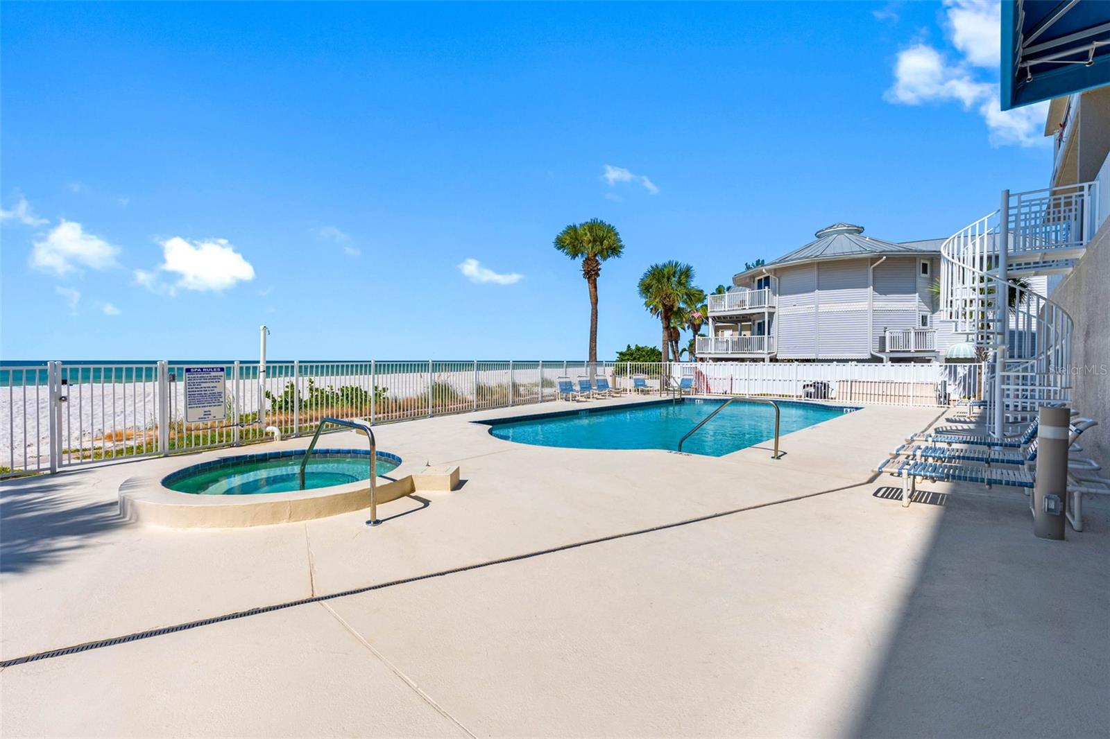 ..185 Feet of Gulf Front ...  Heated Pool & Spa... Large Poolside Area To Relax - Plenty Of Lounging Areas. No Crowds Here. Westview Grande Condo.