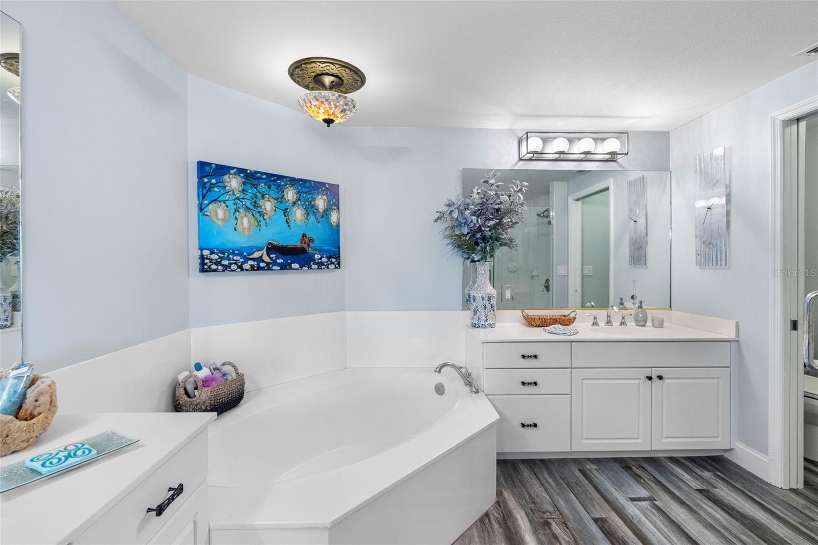 ... Double Vanity - Spa Soaking Tub - Walk In Shower - Privacy Room ..