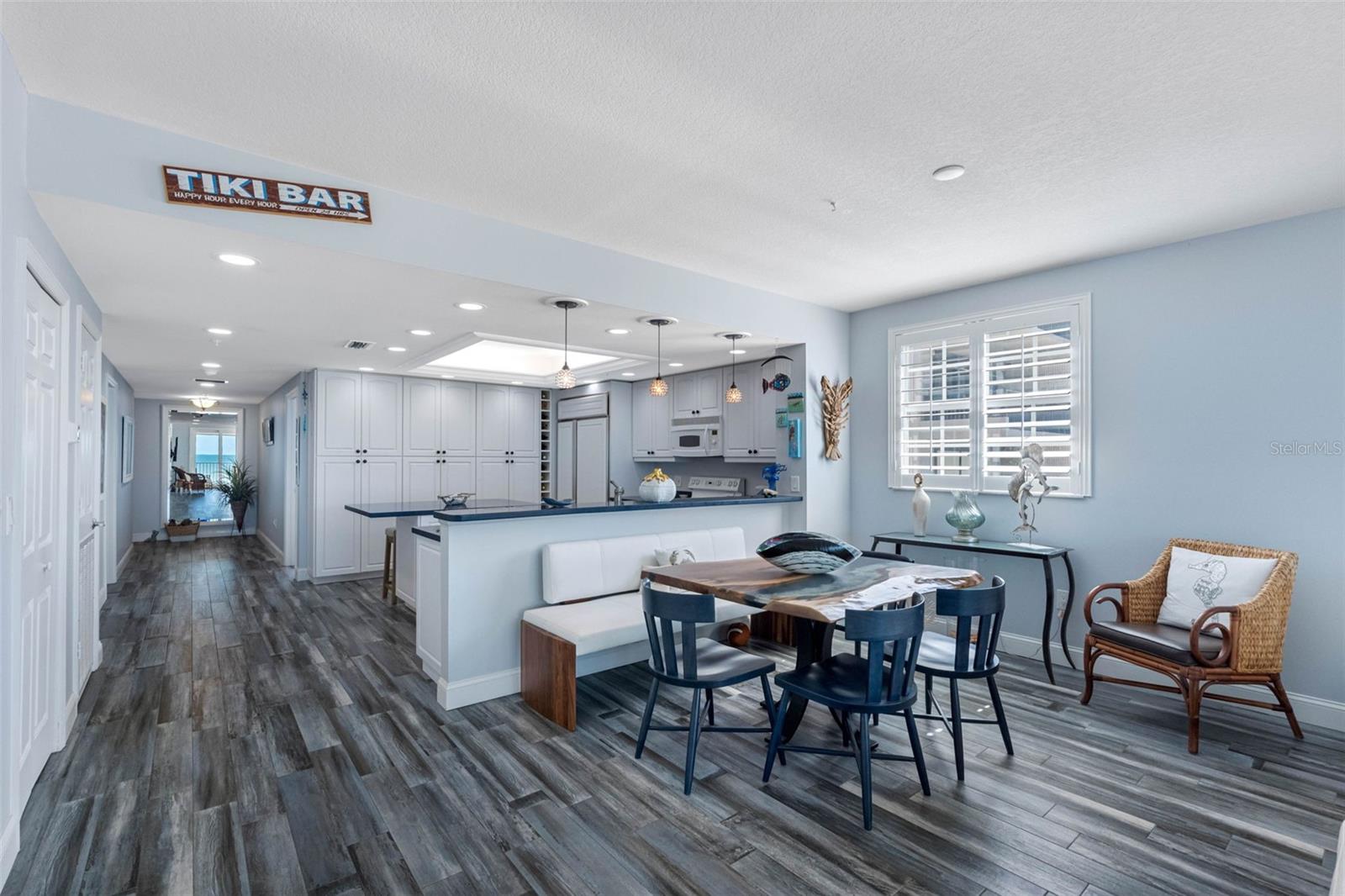 .Westview Grande Residence # 301 enjoys a wonderful Floorplan. 12'8" x 16'5" Kitchen with plenty of Cabinet space - Sub Zero Fridge - Center Isle - plus a Breakfast Bar.
