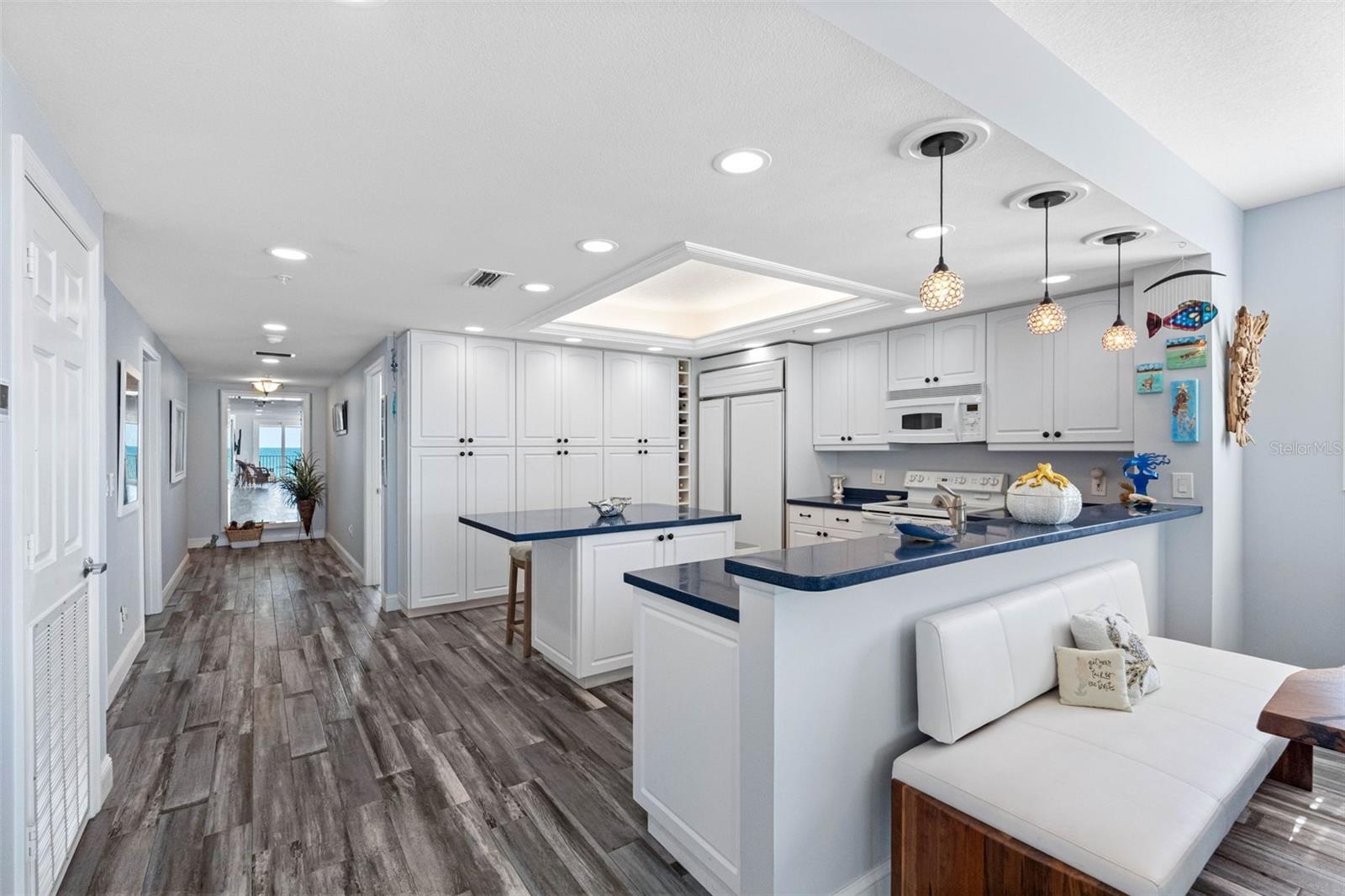 ..Spacious Kitchen 12'8" X 16'5" With An Abundance of Cabinetry.