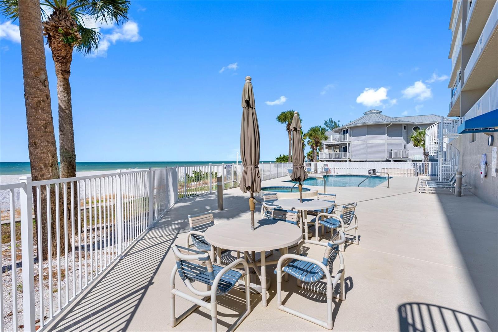 ... With 185 Feet Of Beach Frontage There's Plenty Of Lounging Space To Enjoy The Beach Views .