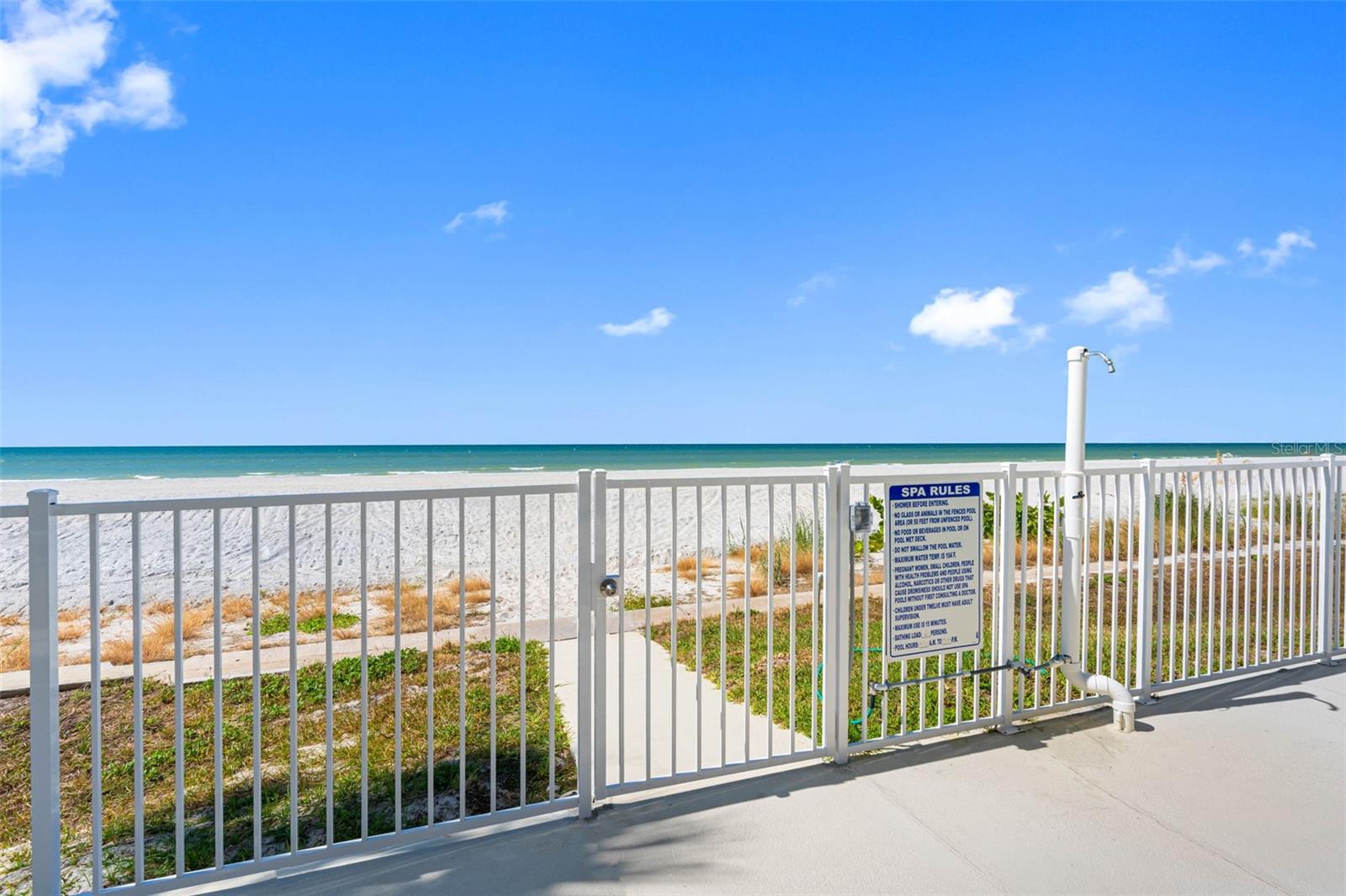 ... Secured Beach Access. The Lobby And Gated Garage Are Also Secured. Come And Enjoy Our Wonderful Newly Re-Nourished Beach.. Water Temp 80 Degrees and It's October....