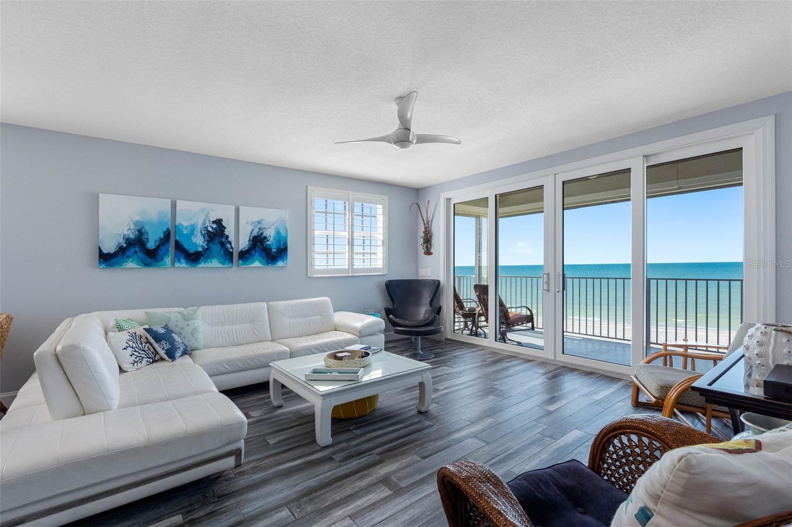.. 16.5 Room Width.. Long  Range Gulf Water Views From This 3rd Floor SW Corner Unit. Sunsets 365 Days a Year.