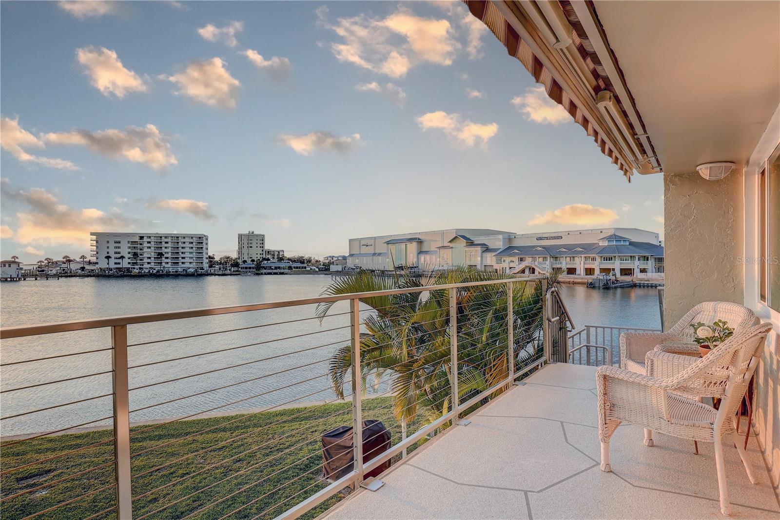 Watch stunning sunsets from the balcony