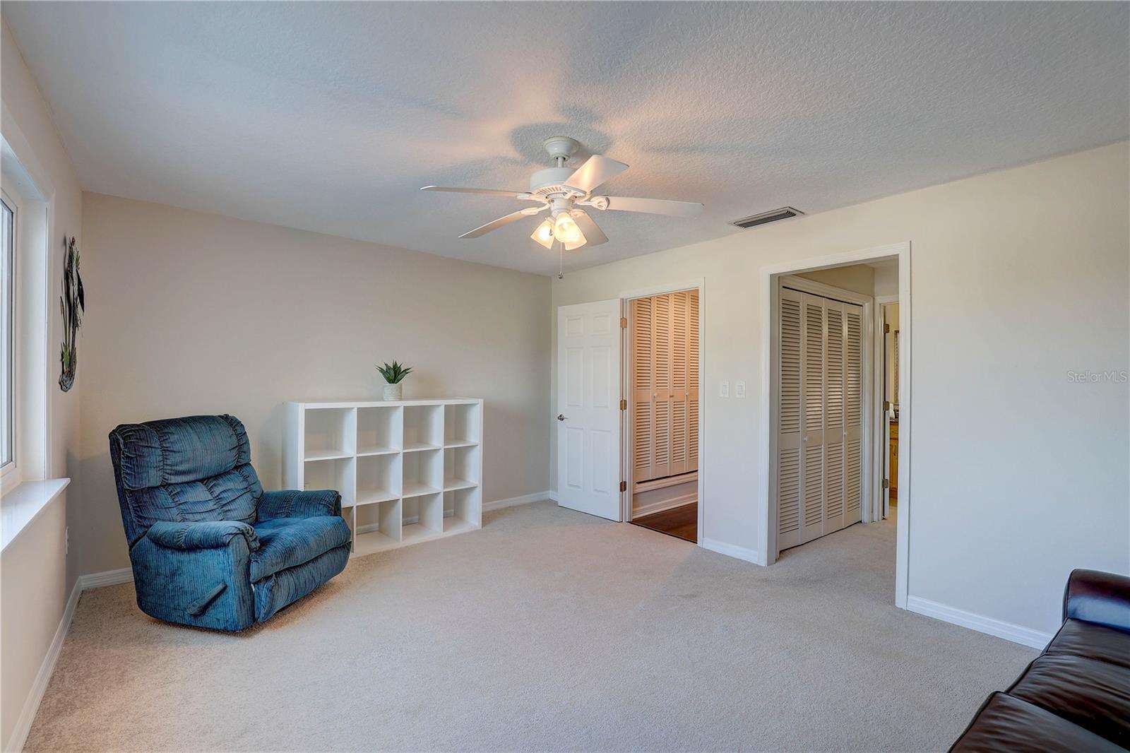 Spacious guest bedroom