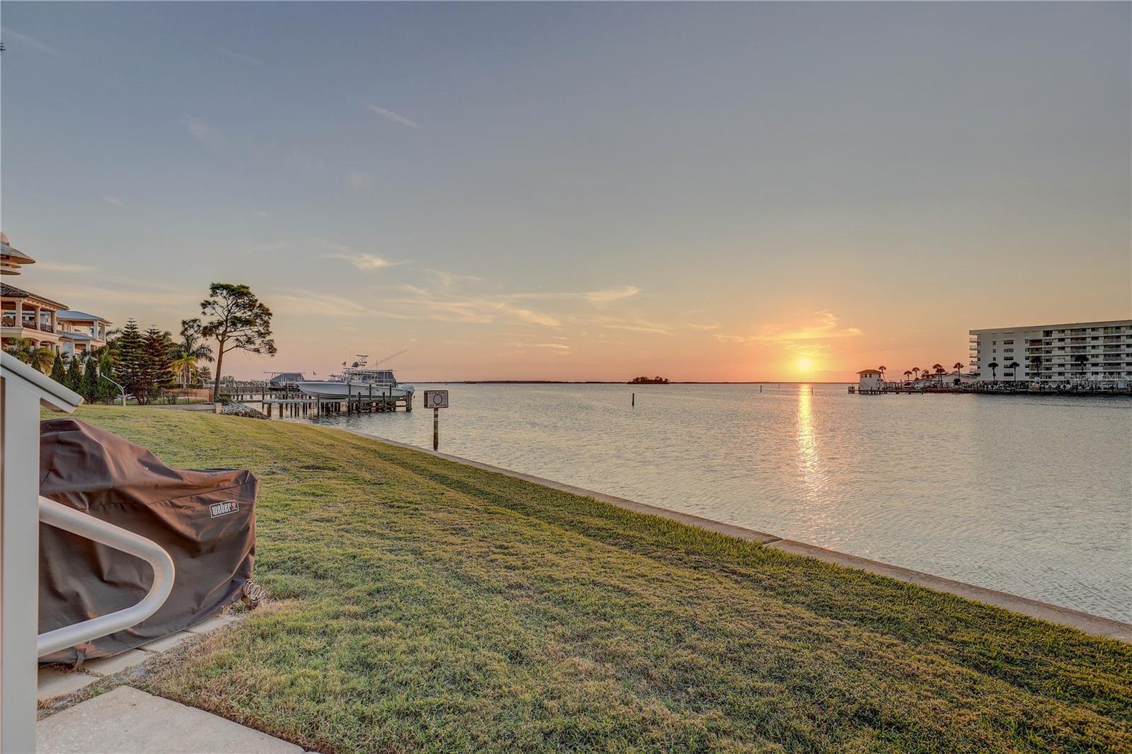 Stunning sunset views from condo