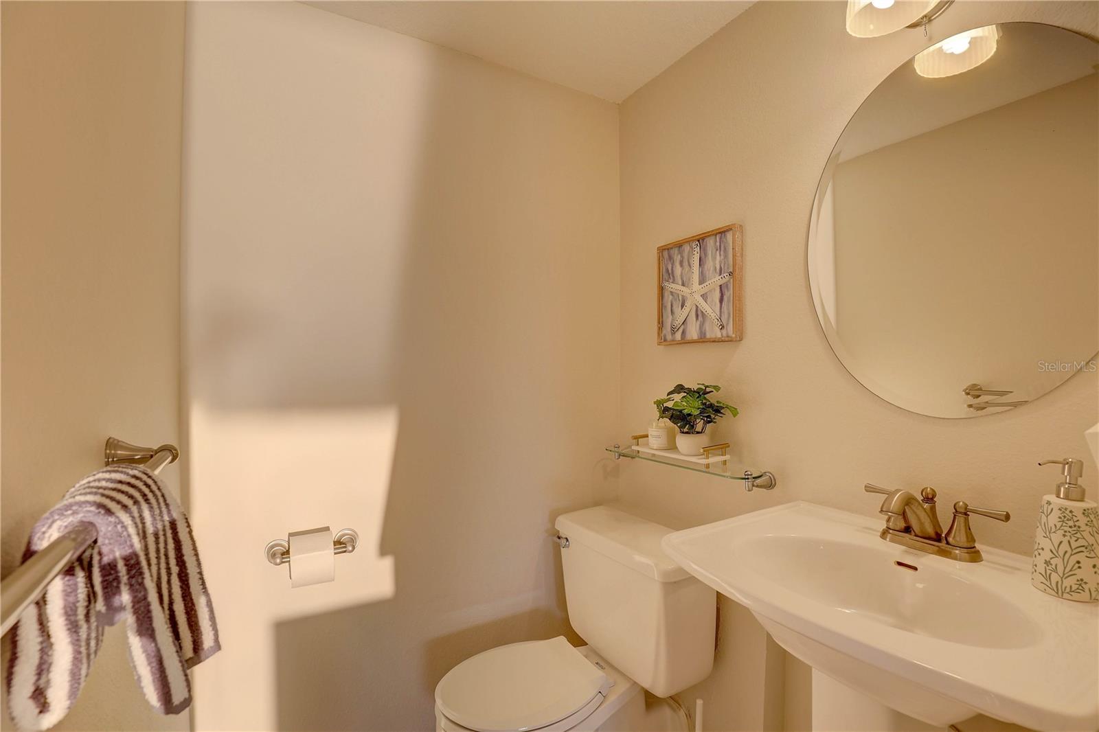 Half bath downstairs