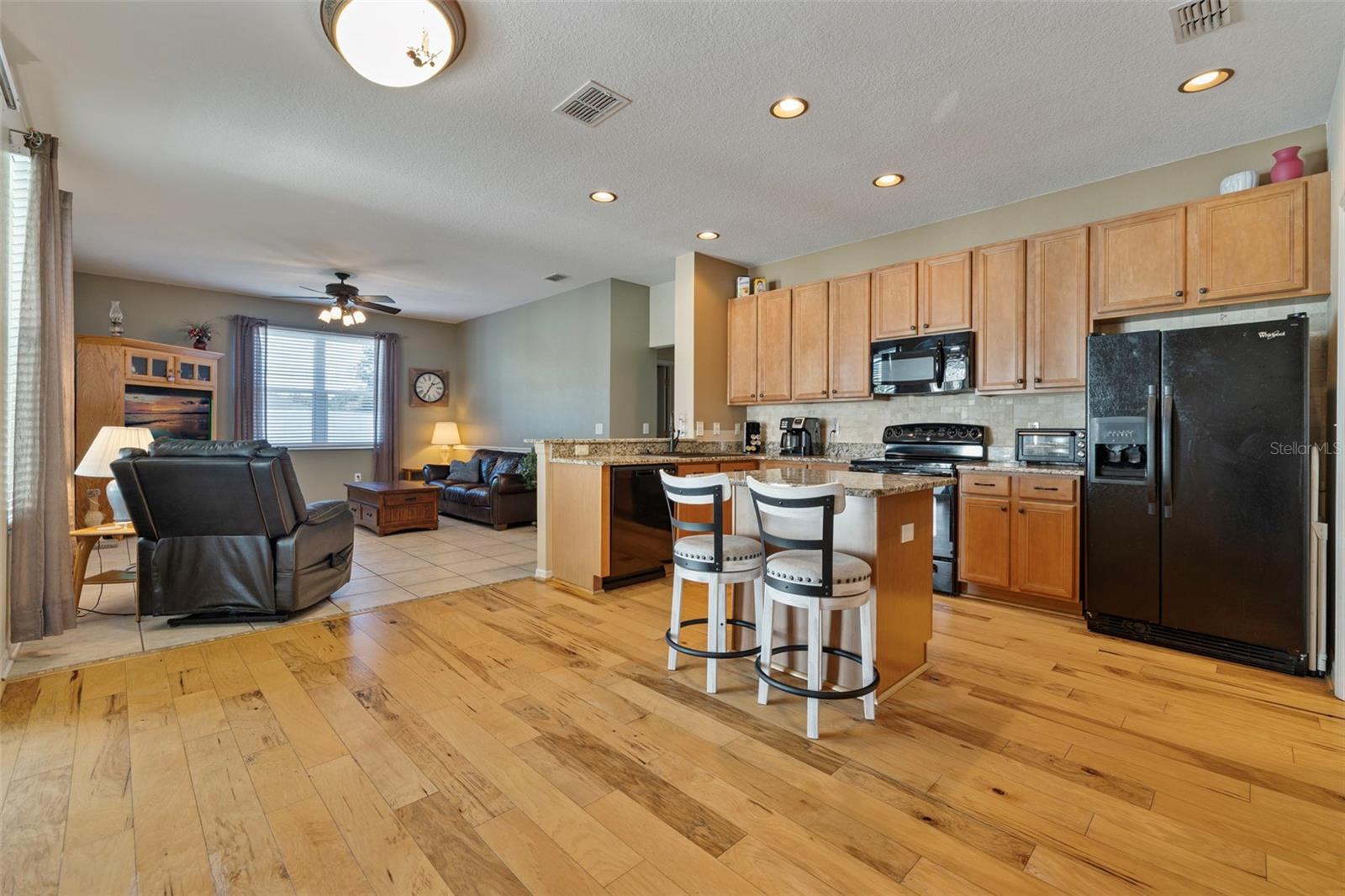 Kitchen and Family Room