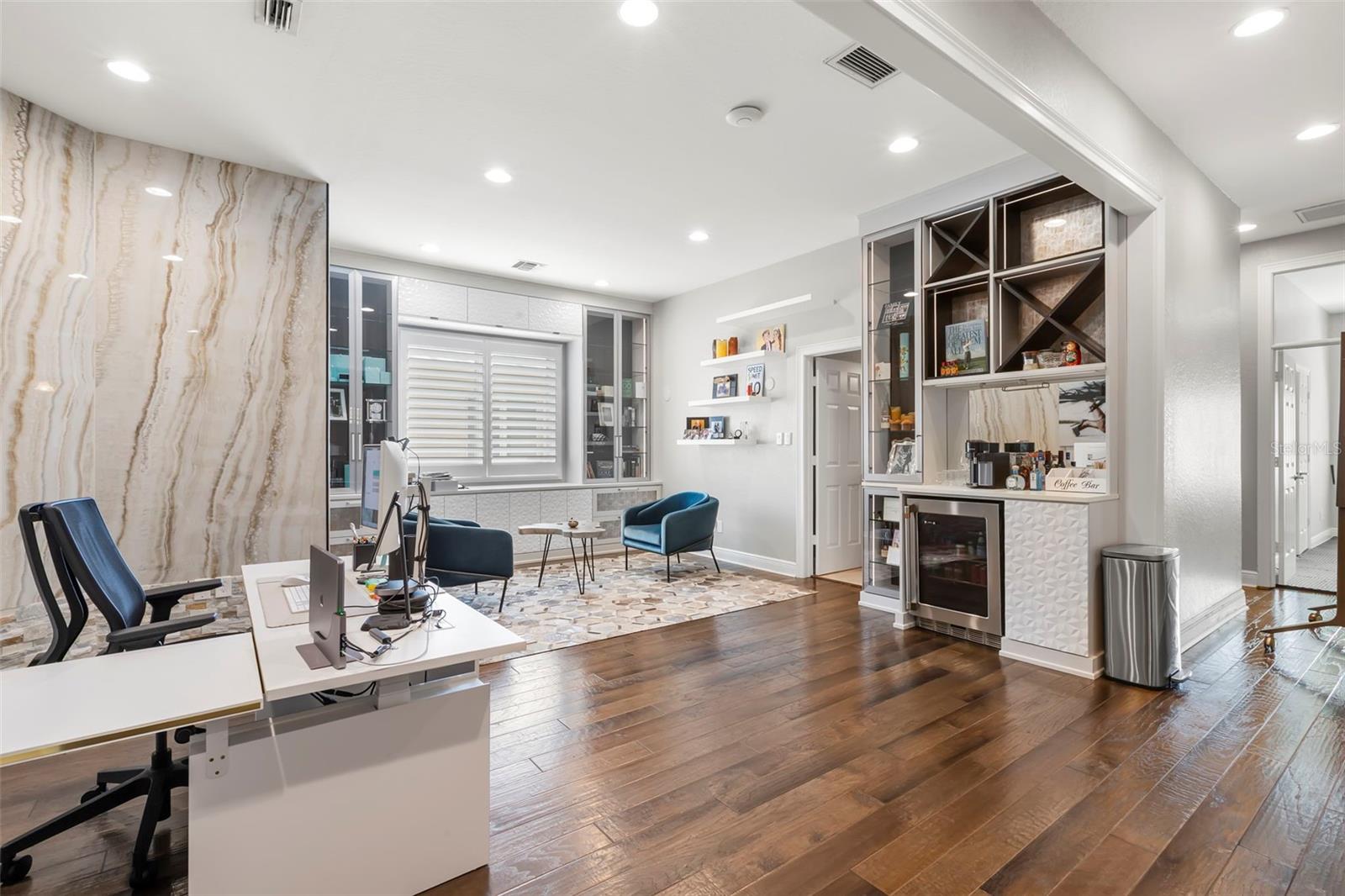 Open office/loft area