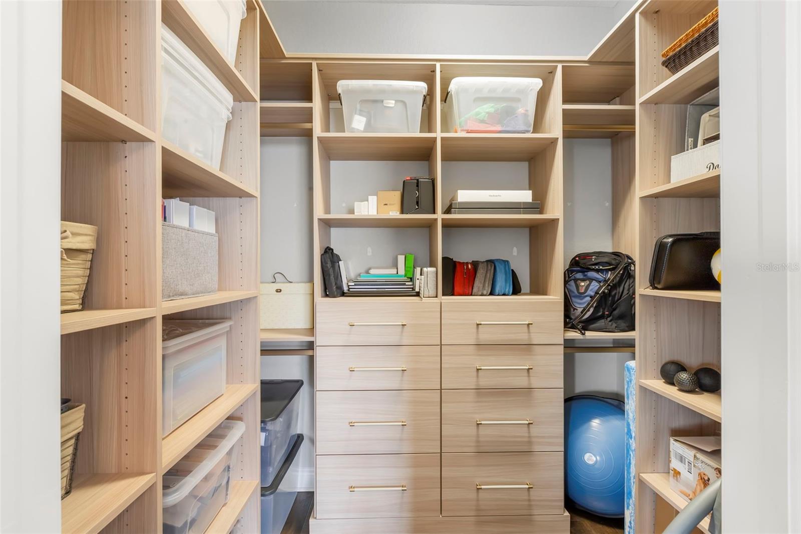 Walk-in closet for bedroom #3.
