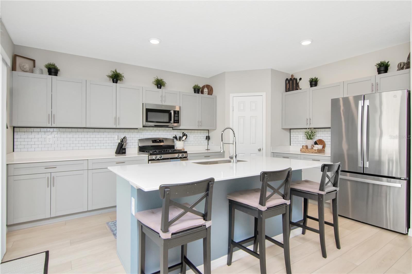 Kitchen with Soft Close Cabinets