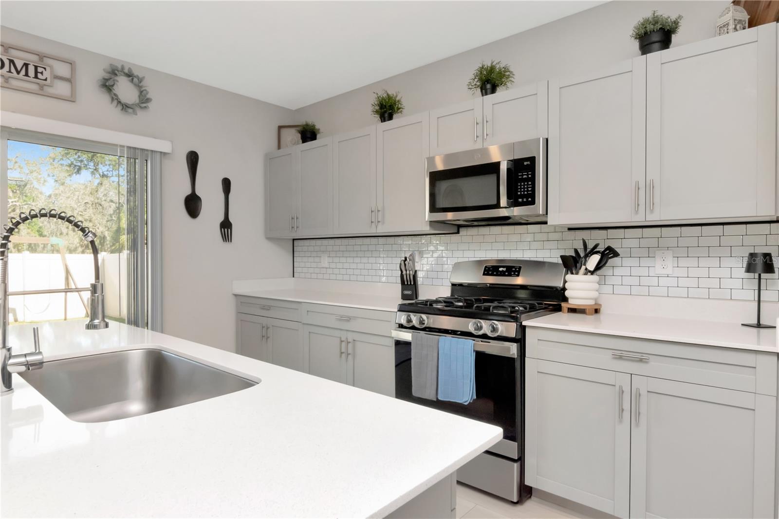 Kitchen with Gas Stove