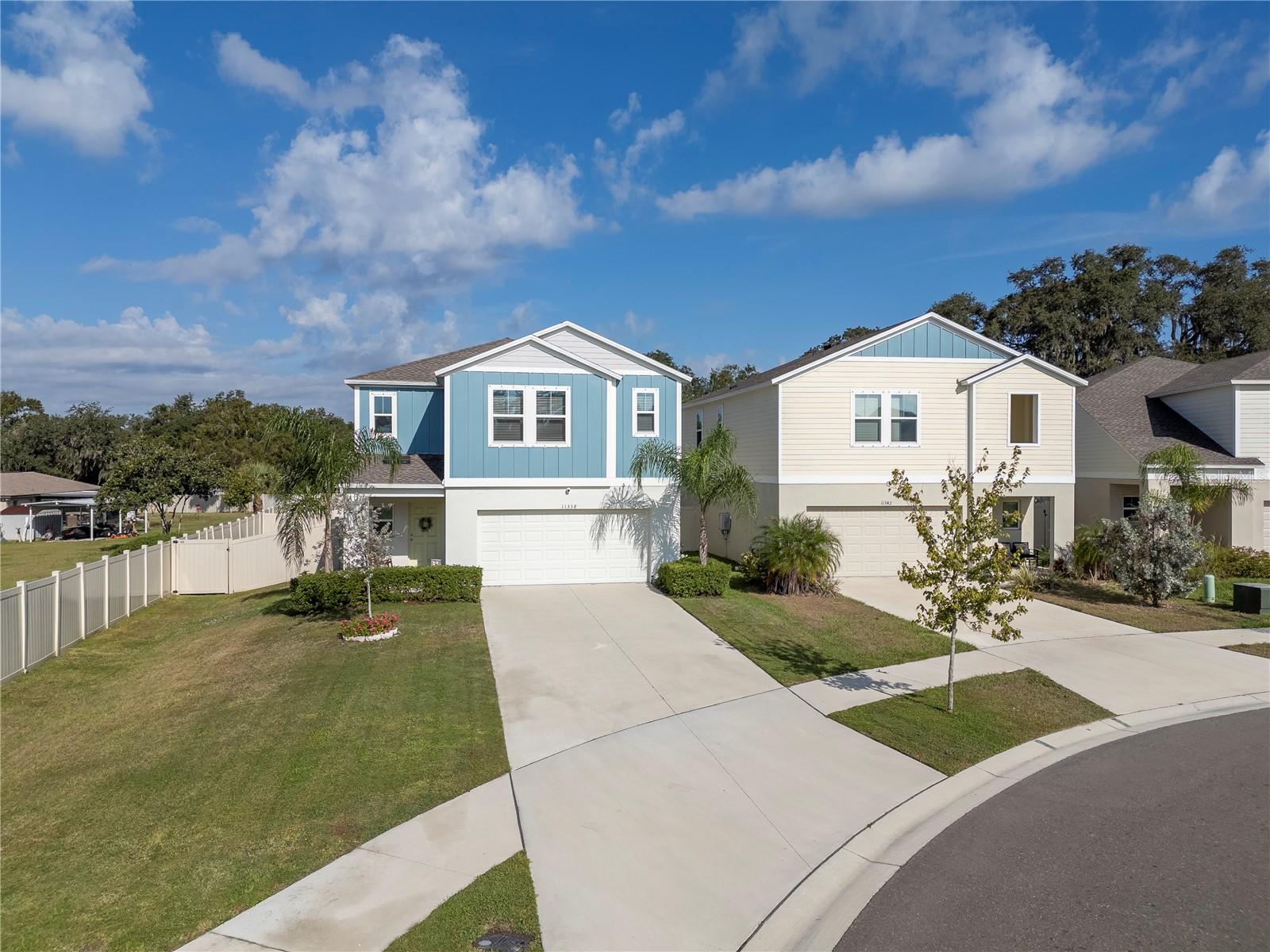 Extended Driveway and Sidewalks in Community