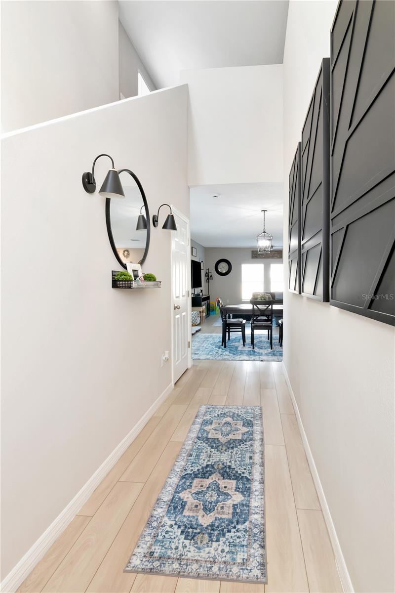 Entryway and Under Stairwell Storage