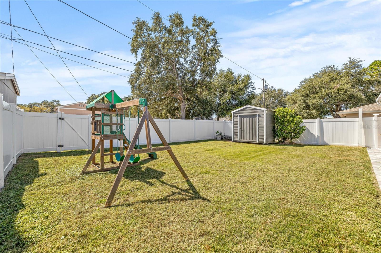 WOW, imagine how much fun you will have with this back yard.