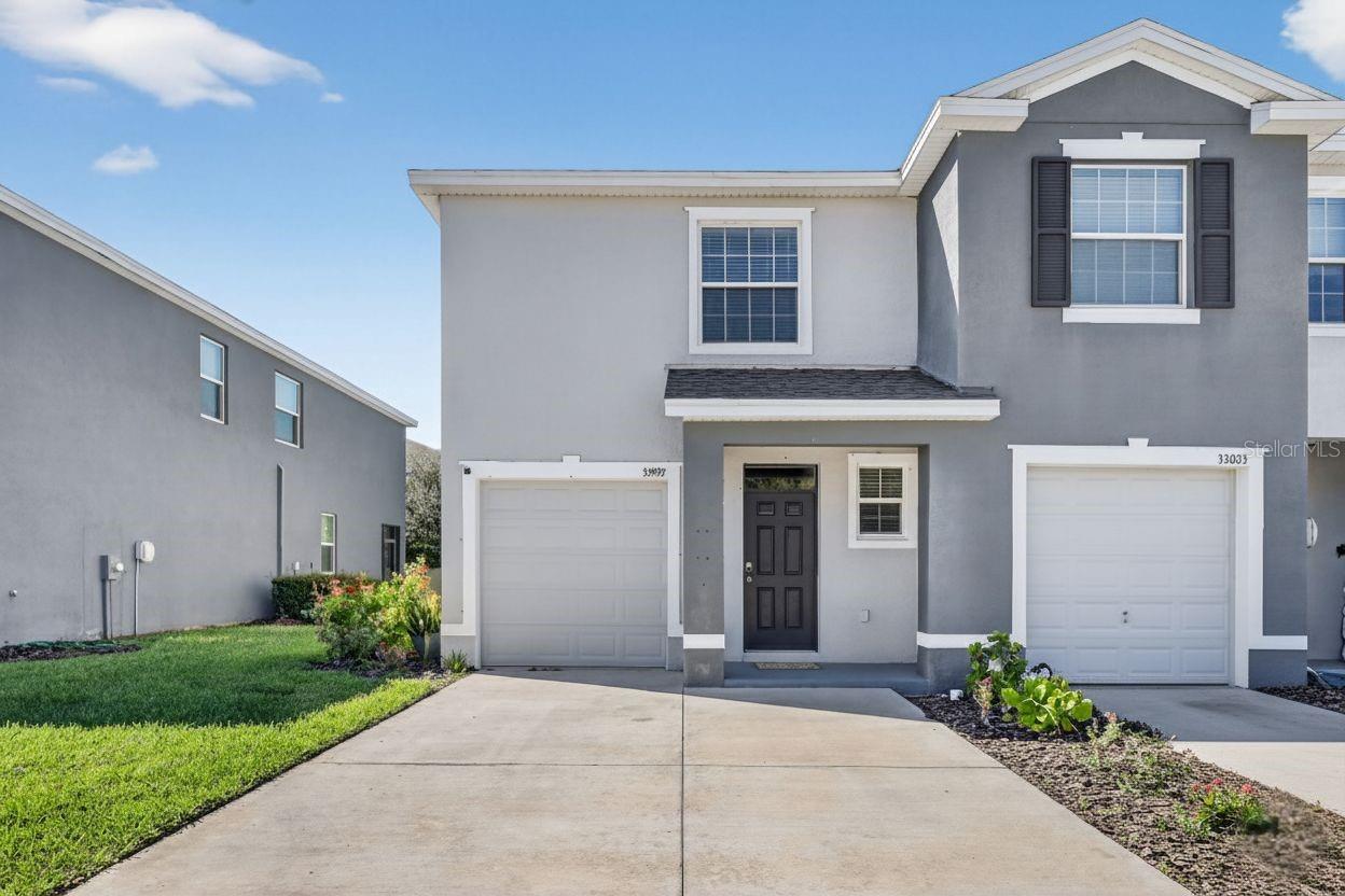 End Unit Townhome with double driveway